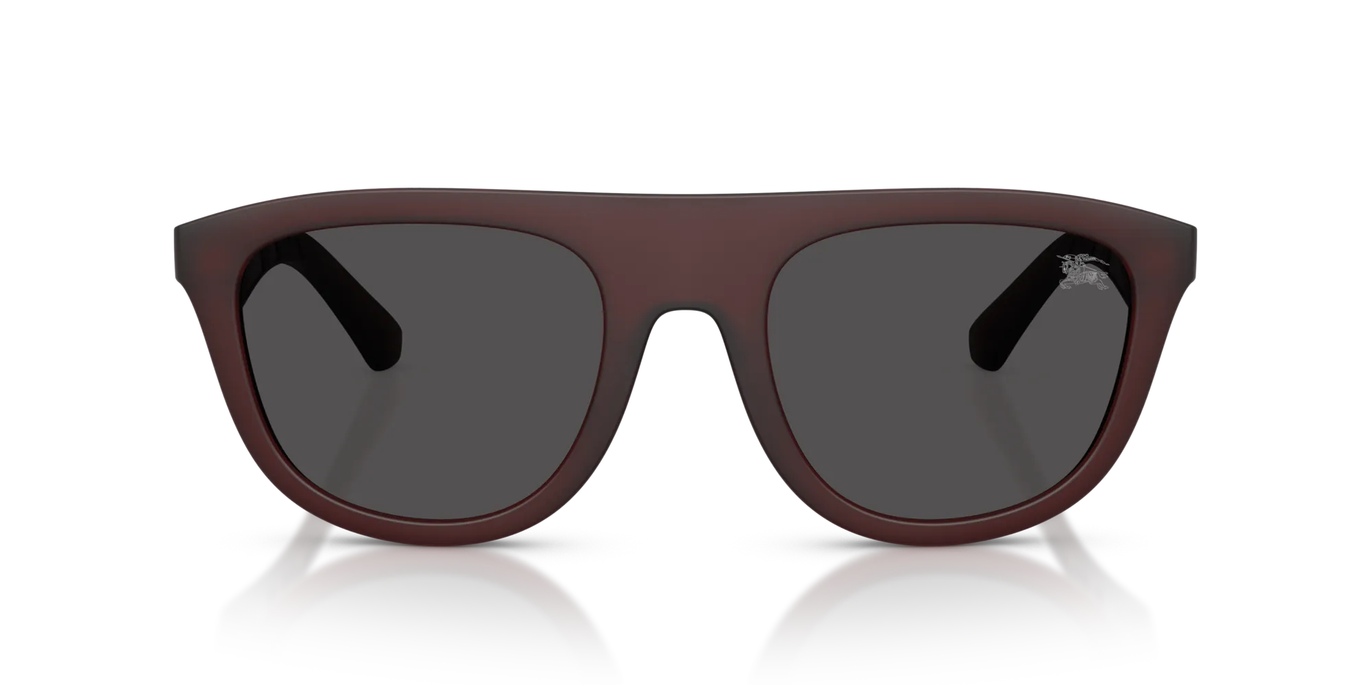 Burberry BE4459U 417187 Occhiali da sole Iniettato Rosso Grigio Squadrata Normale - immagine 3