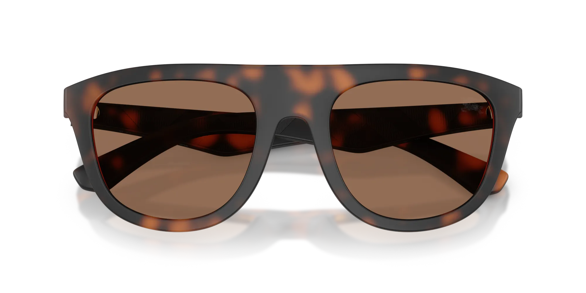 Burberry BE4459U 353673 Occhiali da sole Iniettato Tartaruga Marrone Squadrata Normale - immagine 2