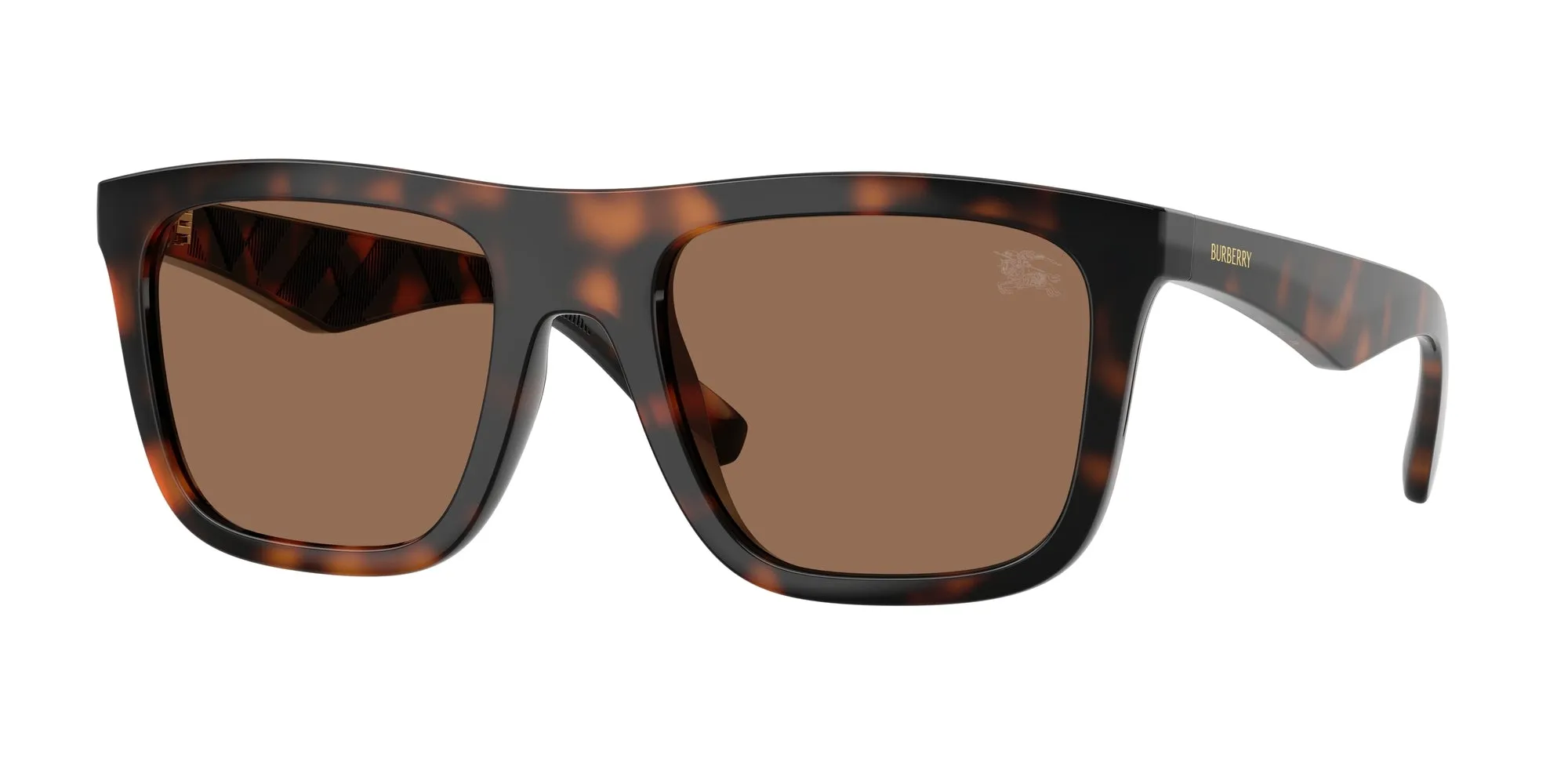 Burberry BE4458U 300273 Occhiali da sole Iniettato Marrone Marrone Squadrata Normale - immagine 1