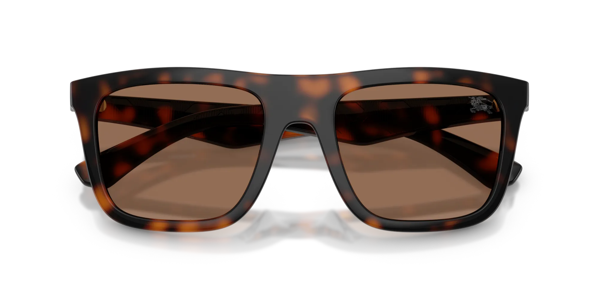 Burberry BE4458U 300273 Occhiali da sole Iniettato Marrone Marrone Squadrata Normale - immagine 2