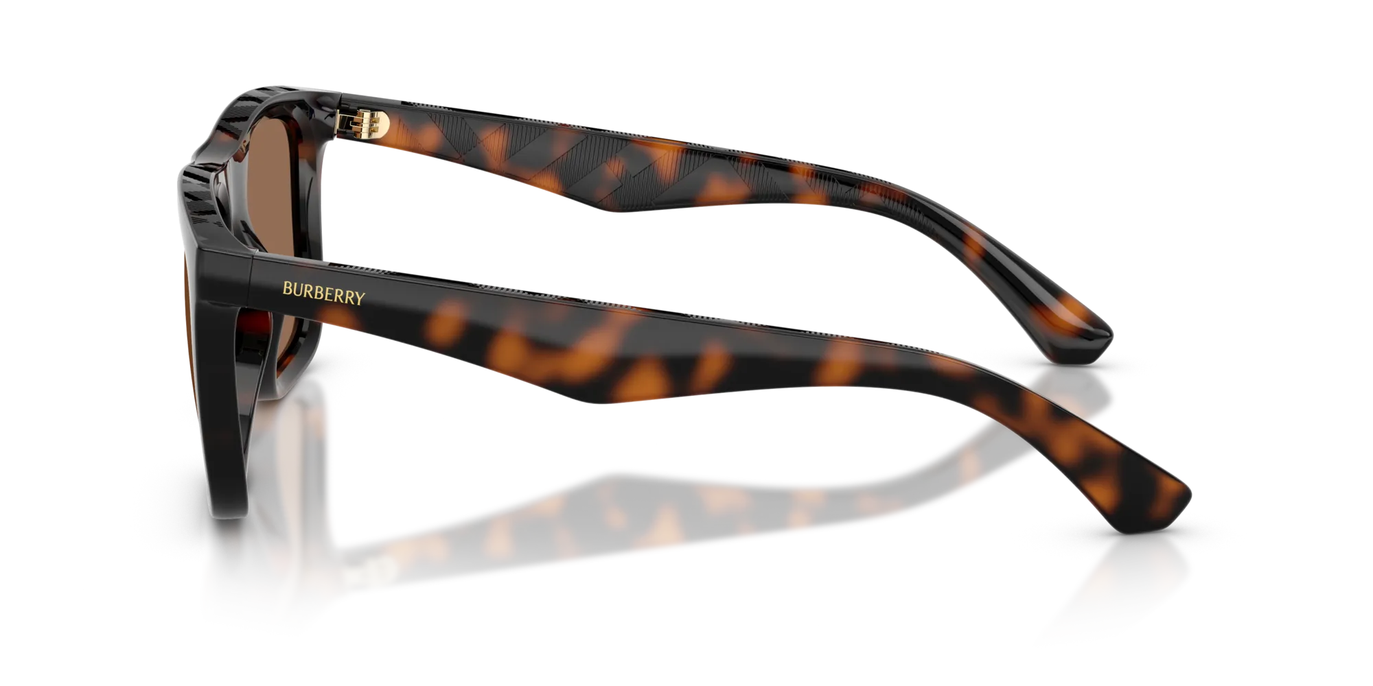 Burberry BE4458U 300273 Occhiali da sole Iniettato Marrone Marrone Squadrata Normale - immagine 4