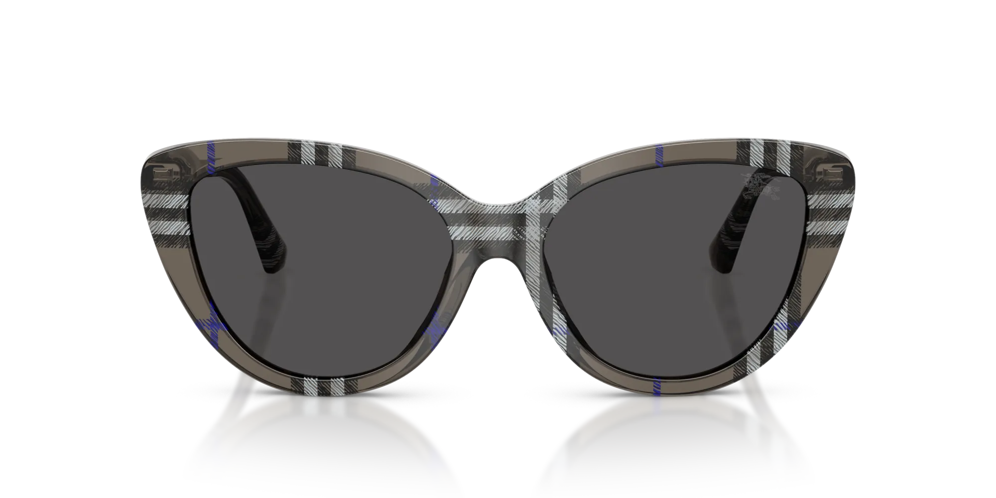 Burberry BE4457 416687 Occhiali da sole Acetato Grigio Grigio Cat Eye Normale - immagine 3