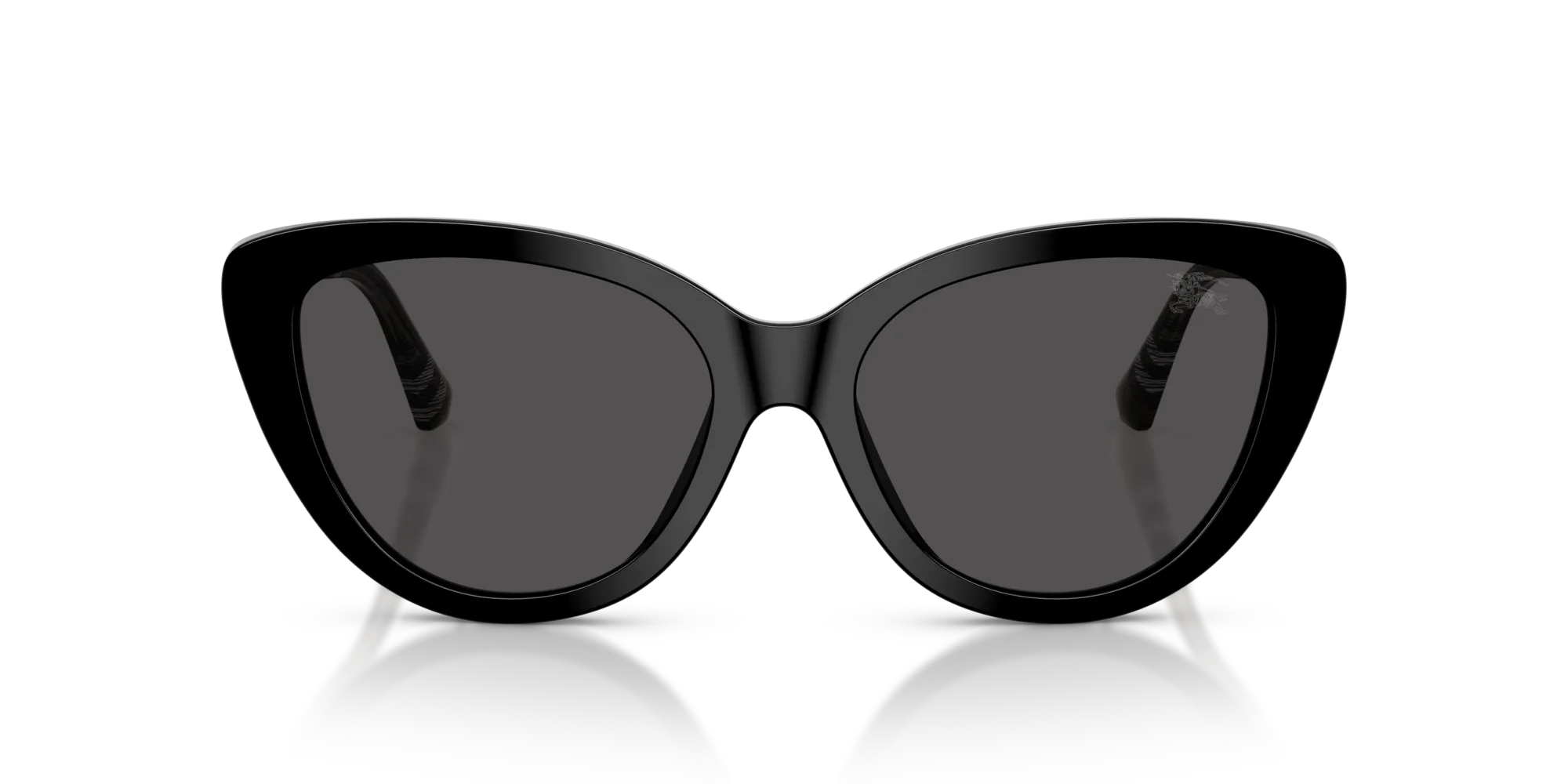 Burberry BE4457 416587 Occhiali da sole Acetato Nero Grigio Cat Eye Normale - immagine 3