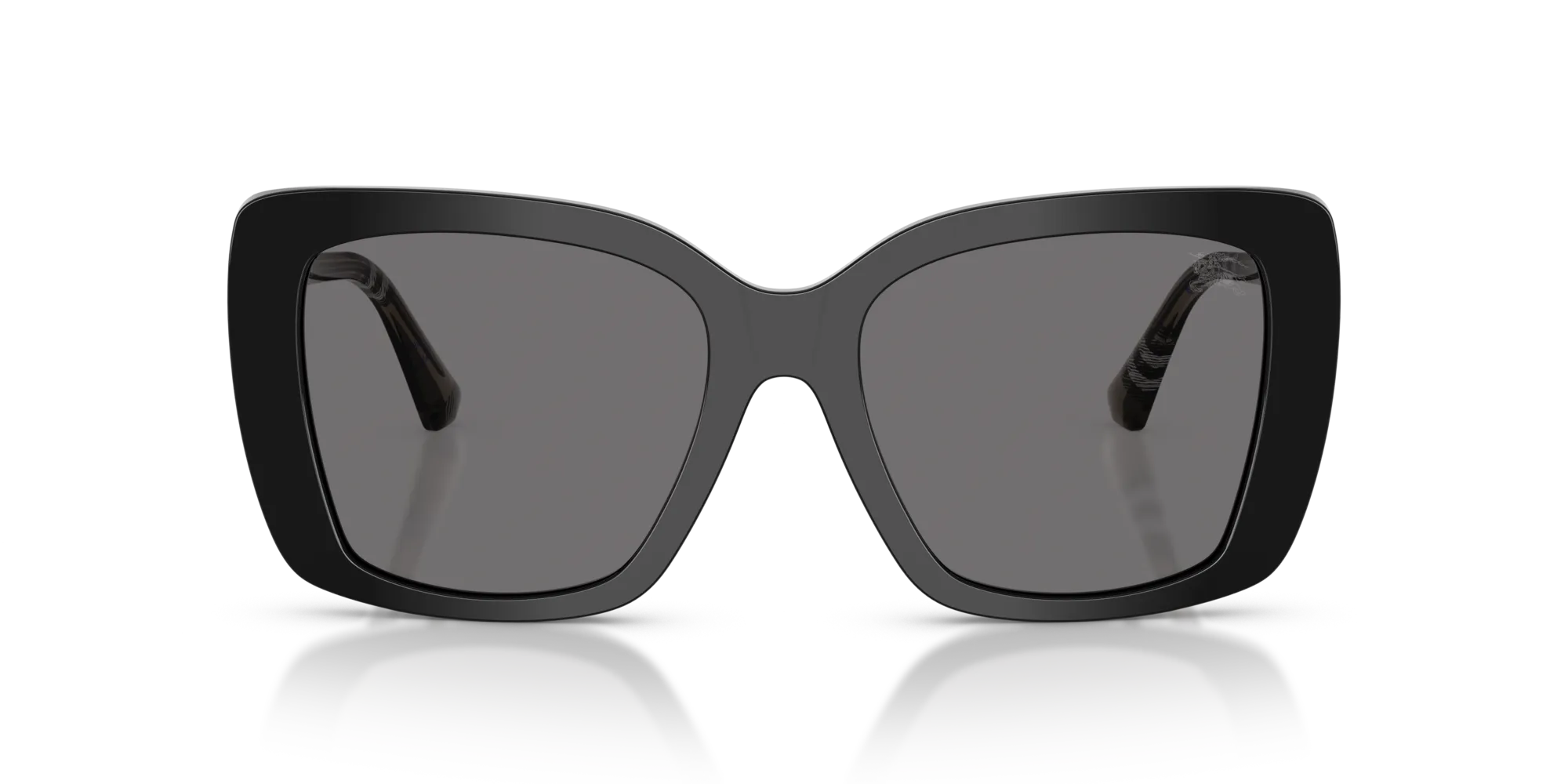 Burberry BE4456 416581 Occhiali da sole Acetato Nero Grigio Squadrata Polarizzata - immagine 3