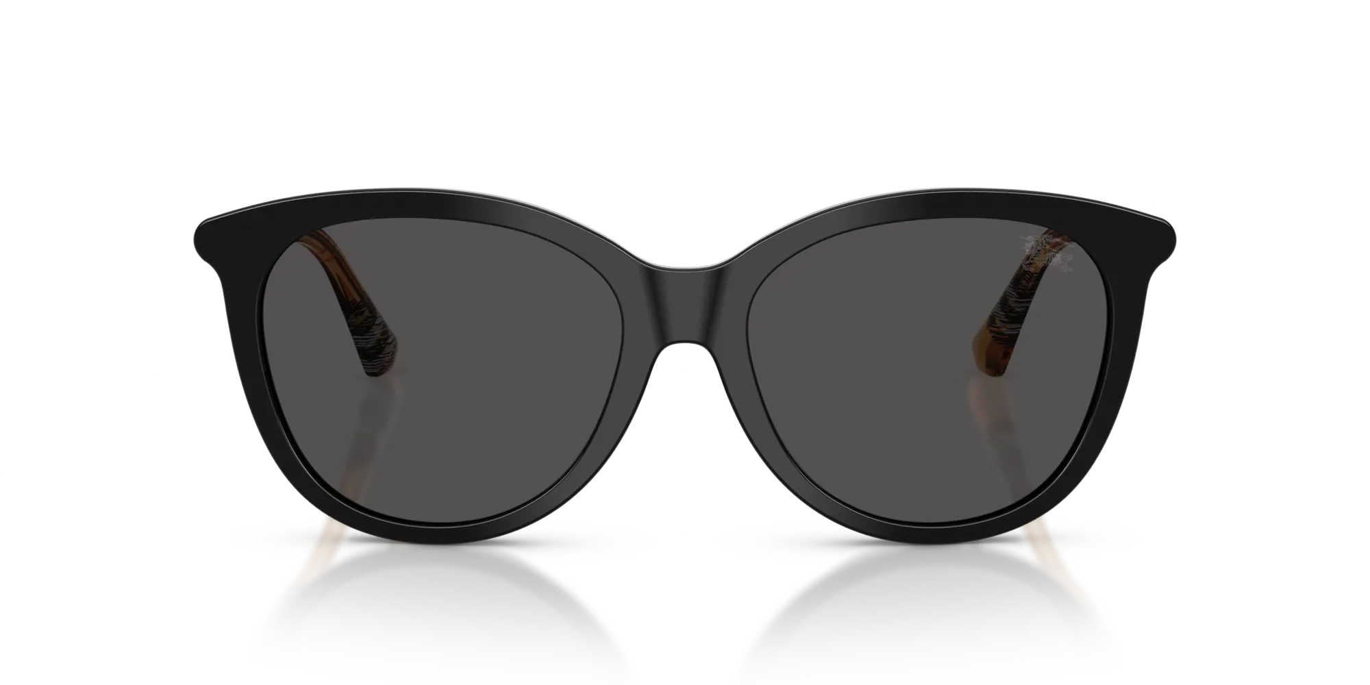 Burberry BE4455 416187 Occhiali da sole Acetato Nero Grigio Pantos Normale - immagine 3