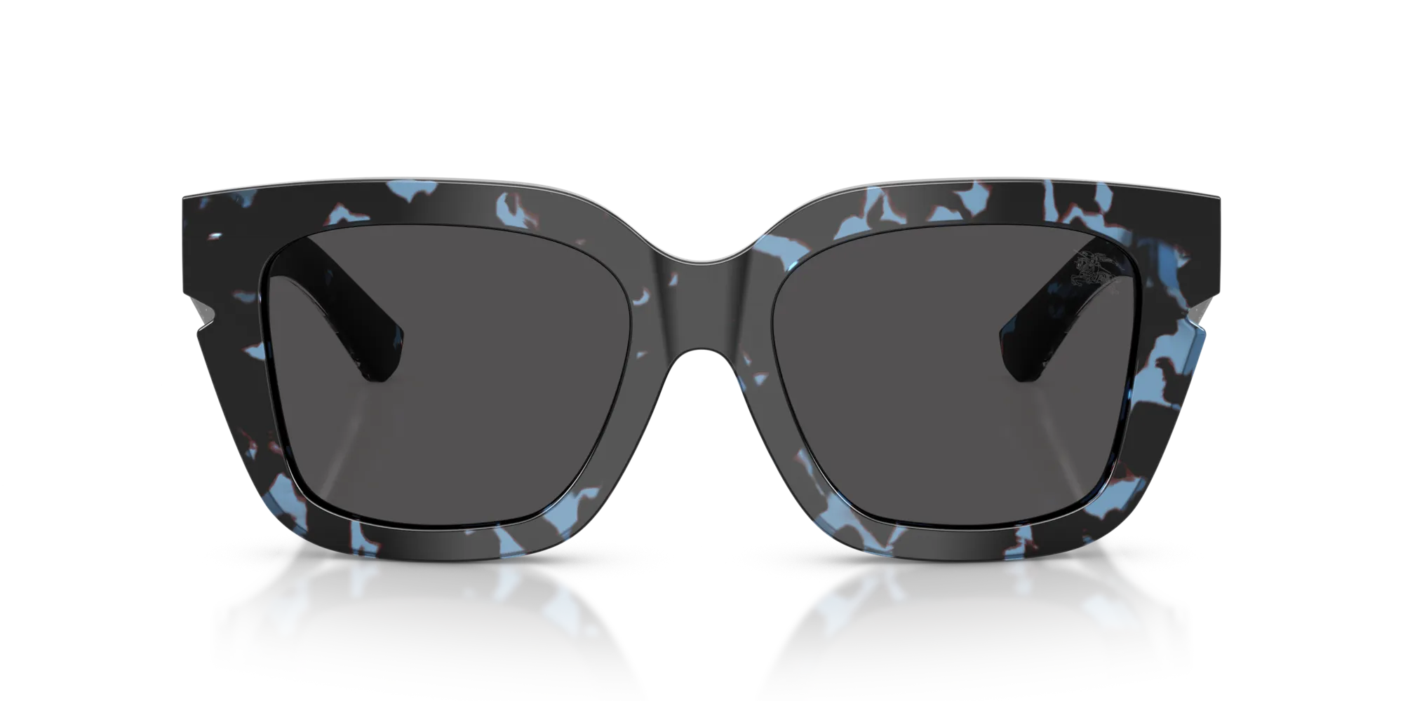 Burberry BE4453 411187 Occhiali da sole Acetato Blu Grigio Squadrata Normale - immagine 3