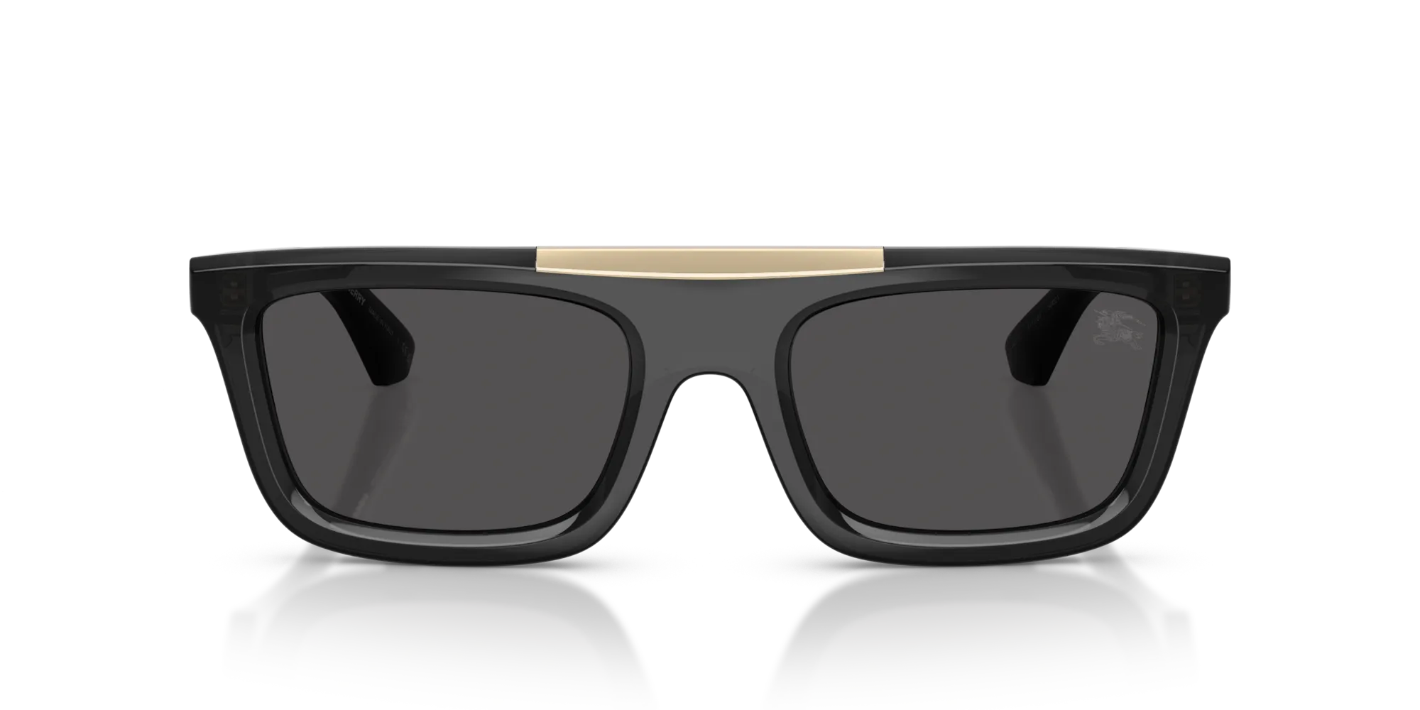 Burberry BE4451U 411287 Occhiali da sole Iniettato Grigio Grigio Squadrata Normale - immagine 3