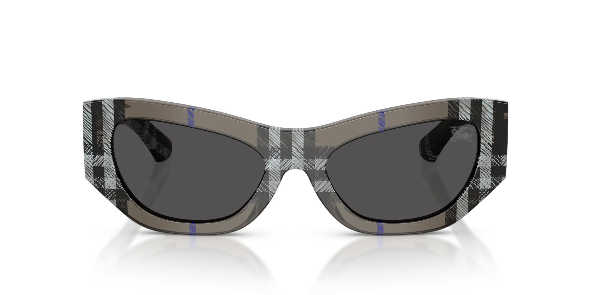 Burberry BE4450U 414787 Occhiali da sole Acetato Grigio Grigio Cat Eye Normale - immagine 3