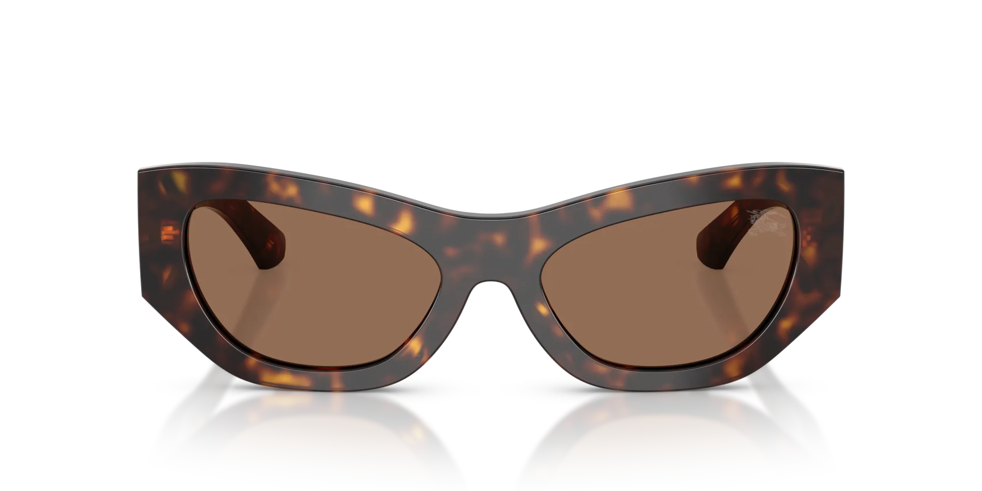 Burberry BE4450U 300273 Occhiali da sole Acetato Marrone Marrone Cat Eye Normale - immagine 3
