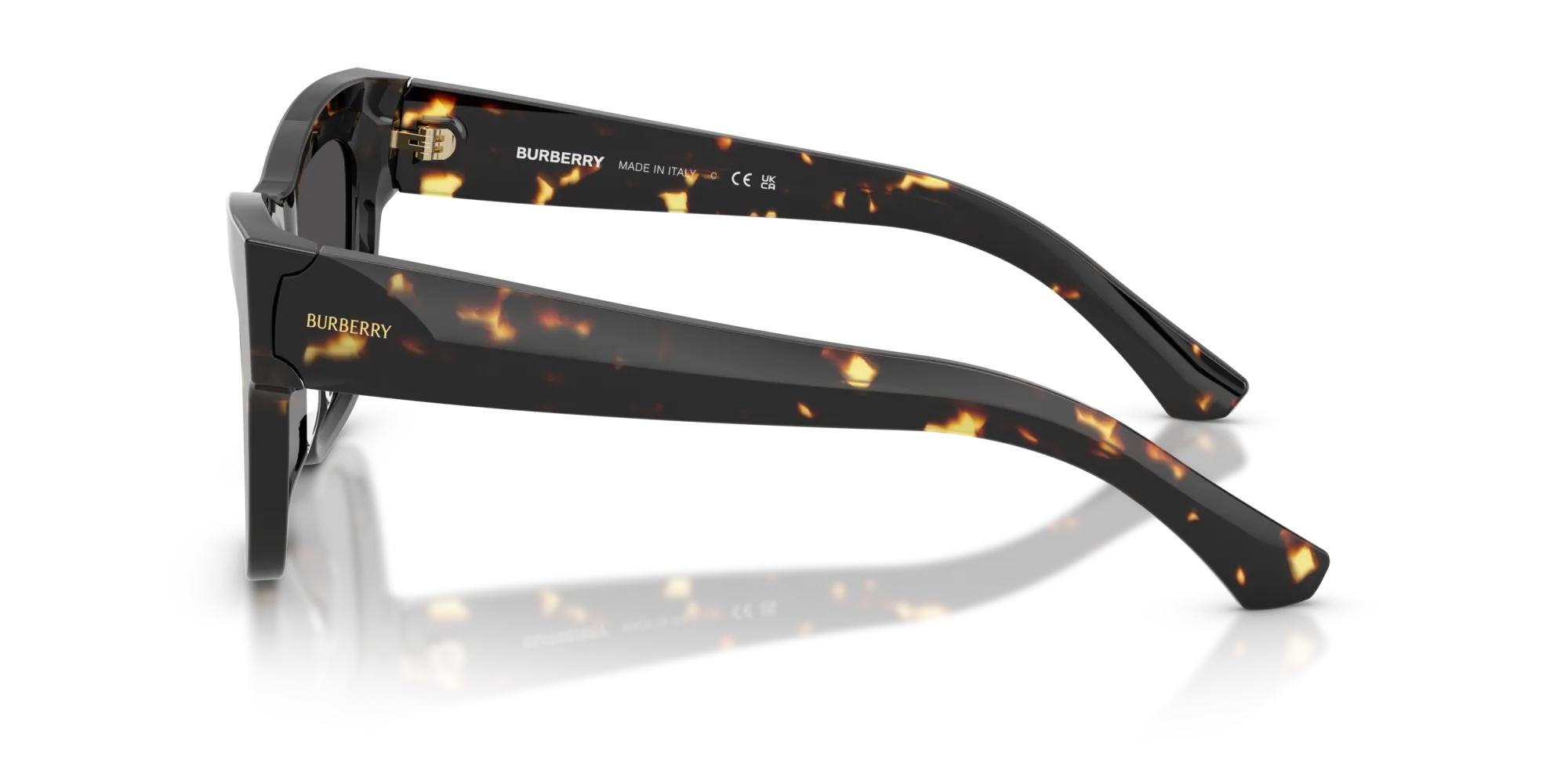 Burberry BE4449 410687 Occhiali da sole Acetato Tartaruga Grigio Squadrata Normale - immagine 4