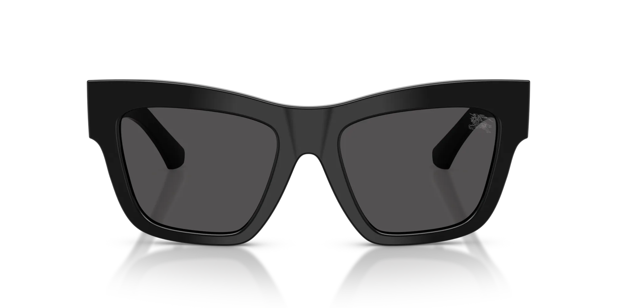 Burberry BE4449 300187 Occhiali da sole Acetato Nero Grigio Squadrata Normale - immagine 3