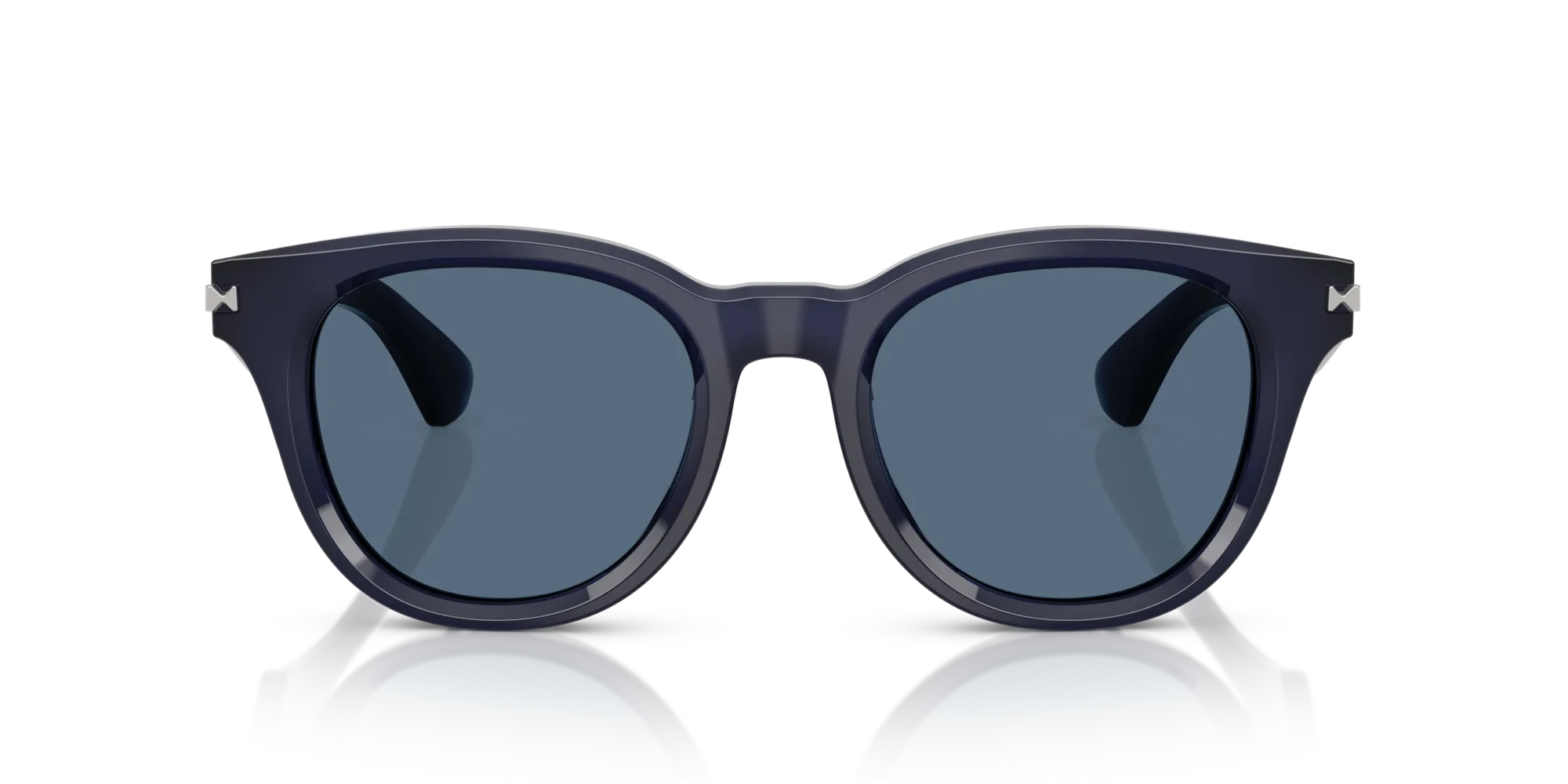 Burberry BE4439 412080 Occhiali da sole Acetato Blu Blu Rotonda Normale - immagine 3