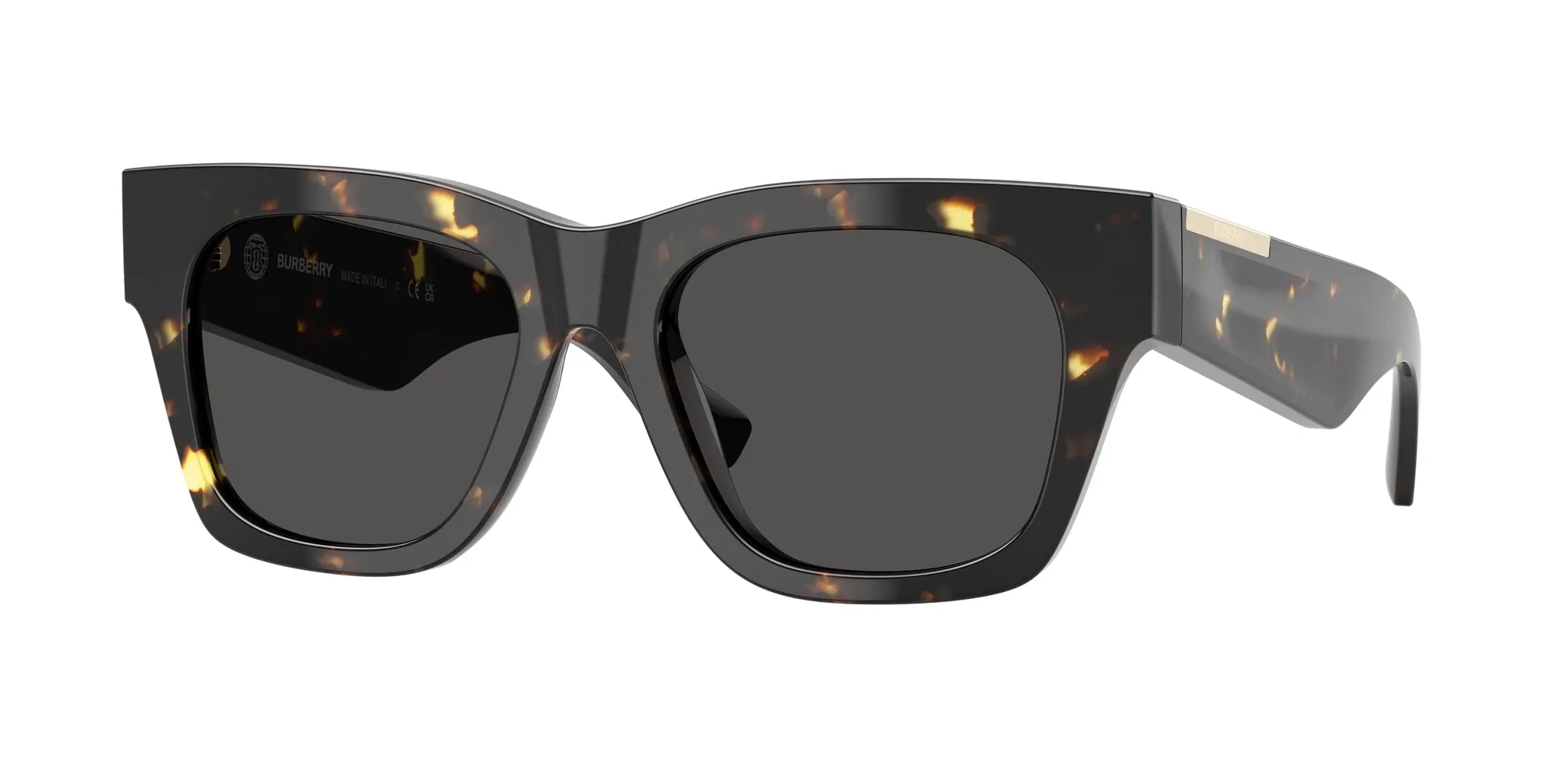 Burberry BE4424 410687 Occhiali da sole Acetato Tartaruga Grigio Squadrata Normale - immagine 1