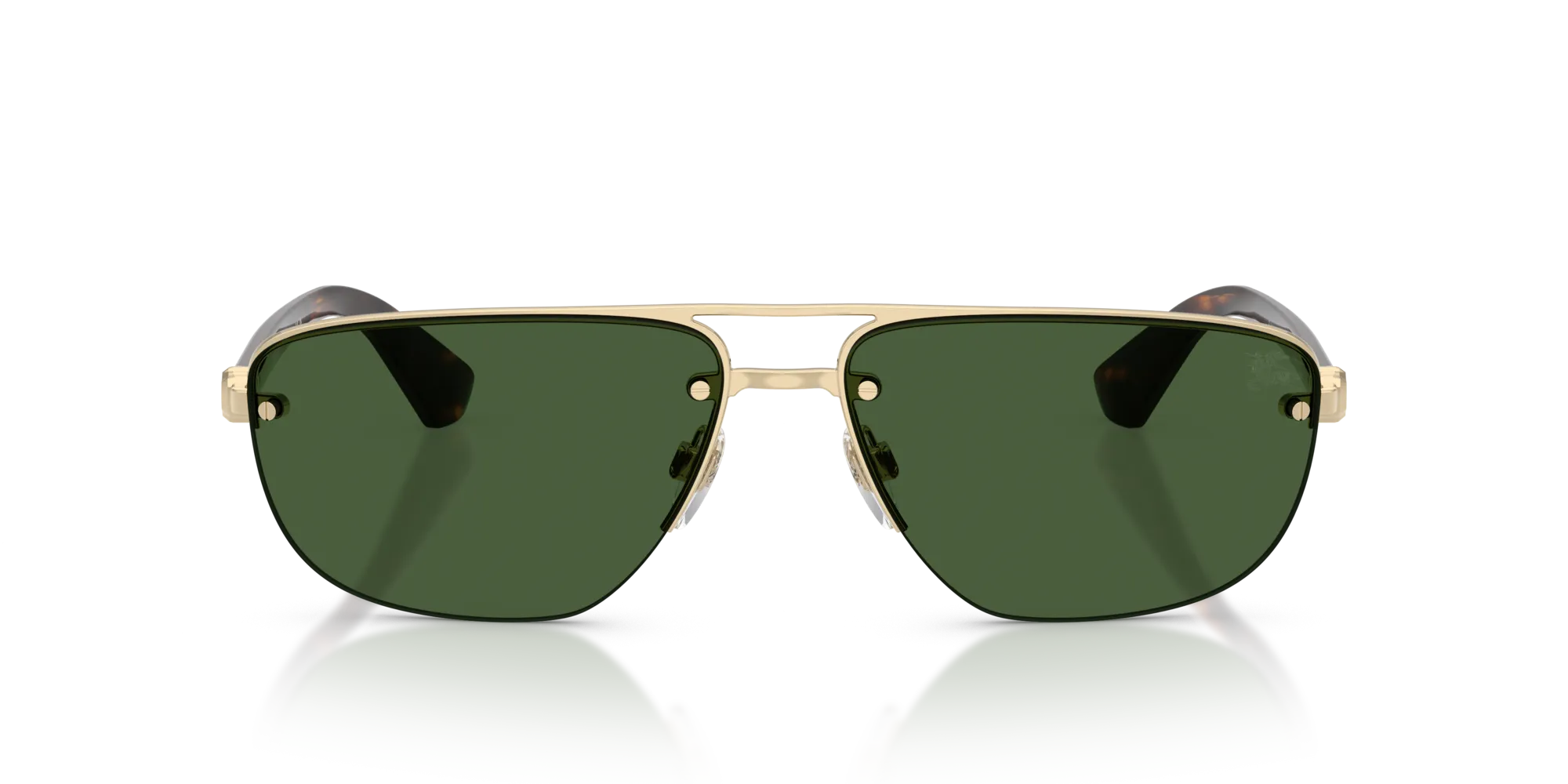 Burberry BE3164 110971 Occhiali da sole Metallo Oro Verde Geometrica Normale - immagine 3