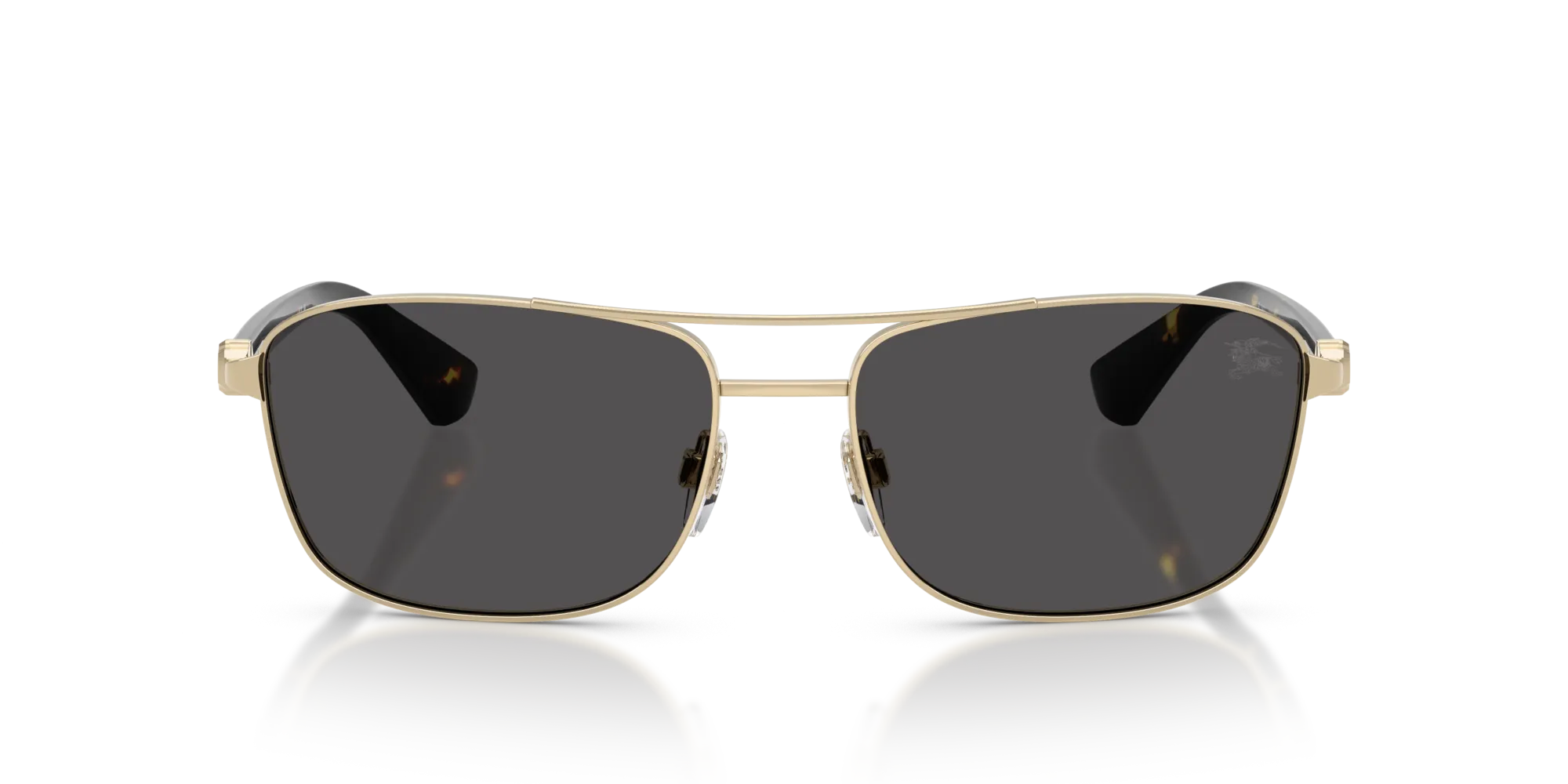 Burberry BE3163 110987 Occhiali da sole Metallo Oro Grigio Squadrata Normale - immagine 3
