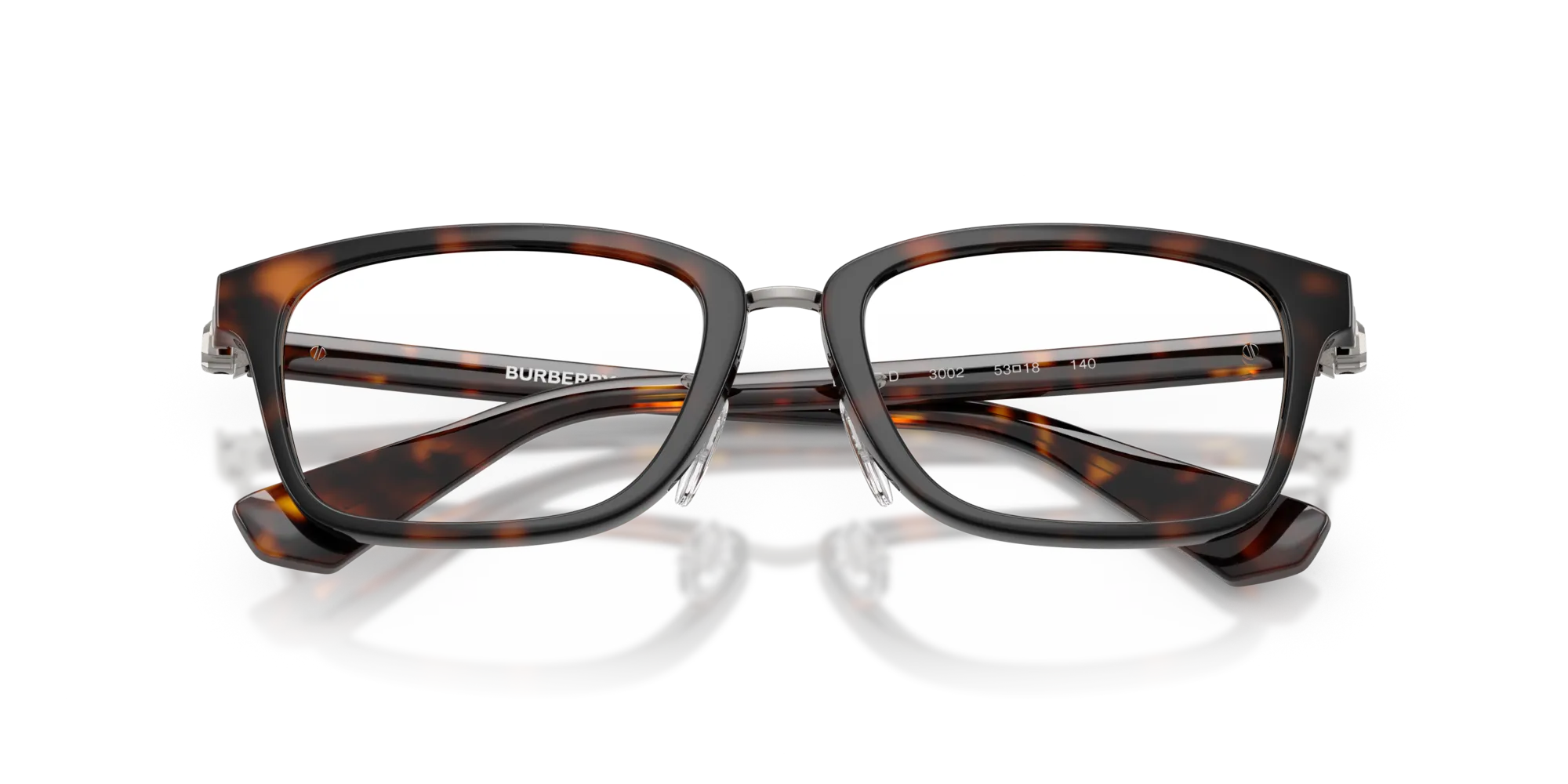 Burberry BE2437D 3002 Montature da vista Iniettato Marrone Squadrata Normale - immagine 2