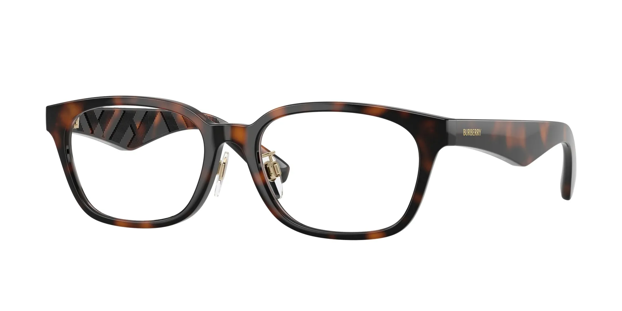 Burberry BE2436D 3002 Montature da vista Iniettato Marrone Squadrata Normale - immagine 1