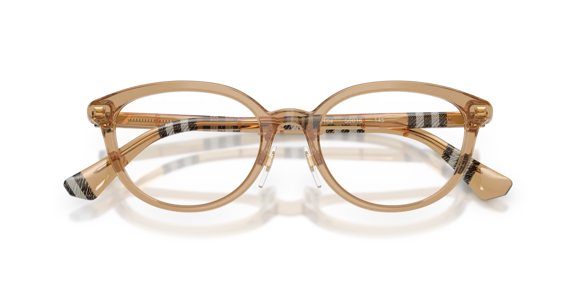 Burberry BE2435D 4164 Montature da vista Acetato Beige Pantos Normale - immagine 2