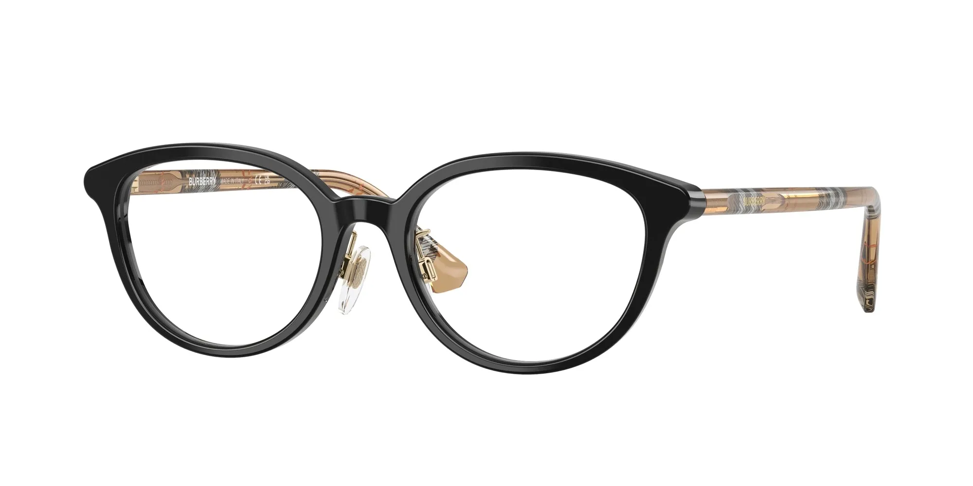 Burberry BE2435D 4161 Montature da vista Acetato Nero Pantos Normale - immagine 1