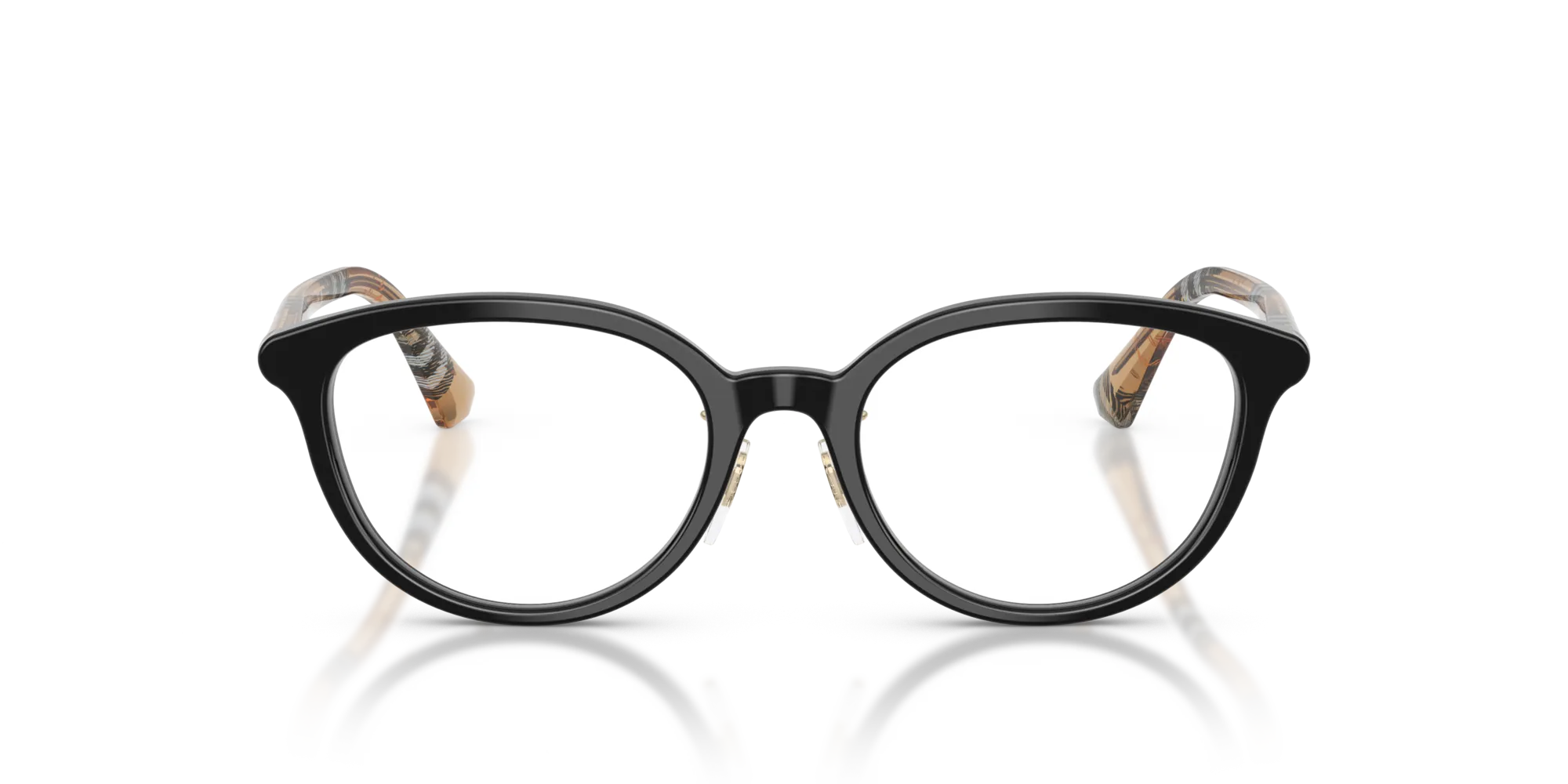 Burberry BE2435D 4161 Montature da vista Acetato Nero Pantos Normale - immagine 3