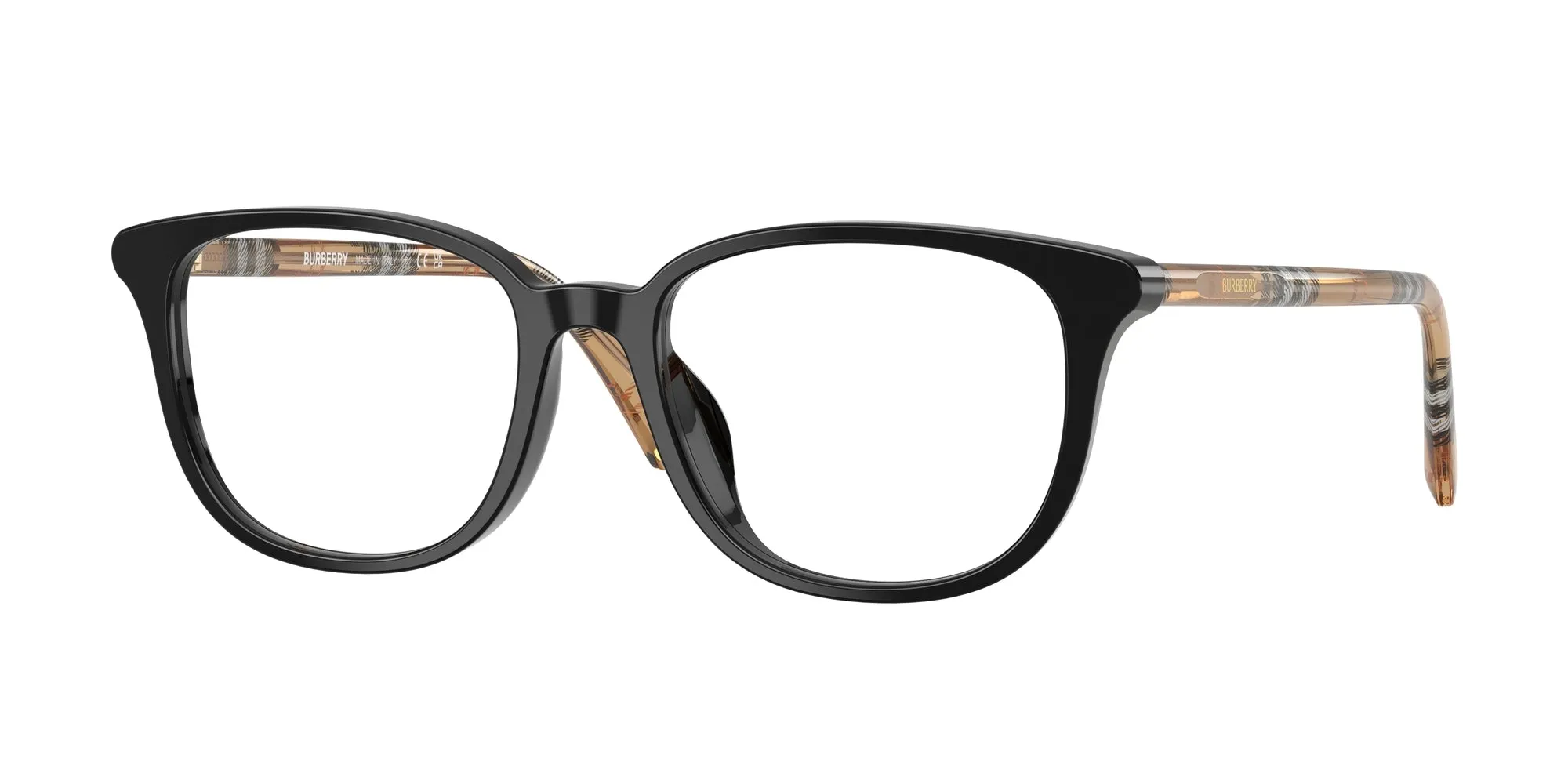 Burberry BE2434D 4161 Montature da vista Acetato Nero Squadrata Normale - immagine 1