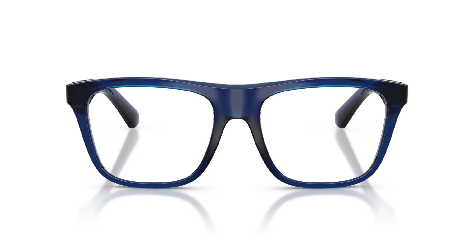 Burberry BE2432U 4110 Montature da vista Iniettato Blu Squadrata Normale - immagine 3