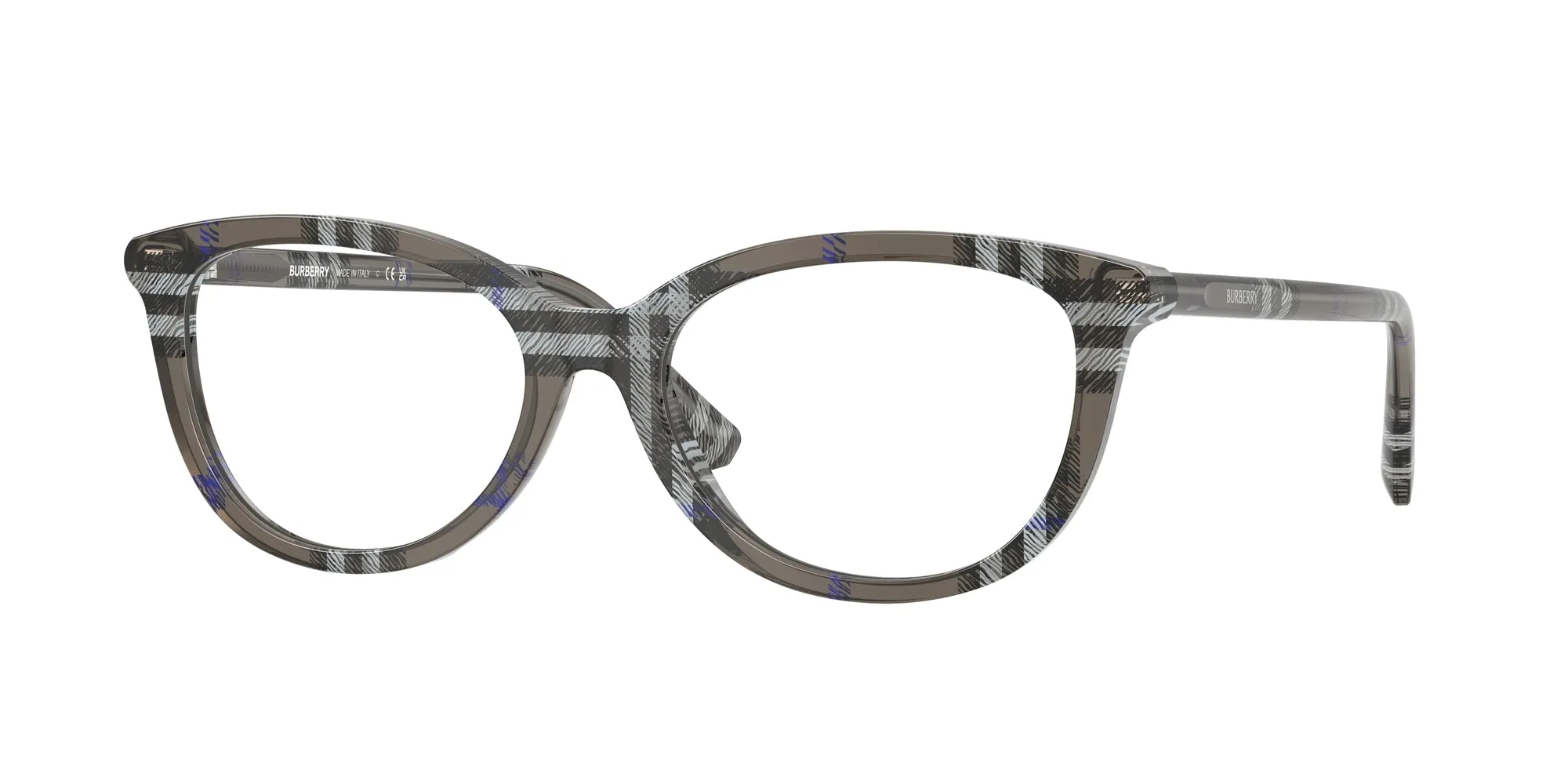Burberry BE2431 4166 Montature da vista Acetato Grigio Cat Eye Normale - immagine 1