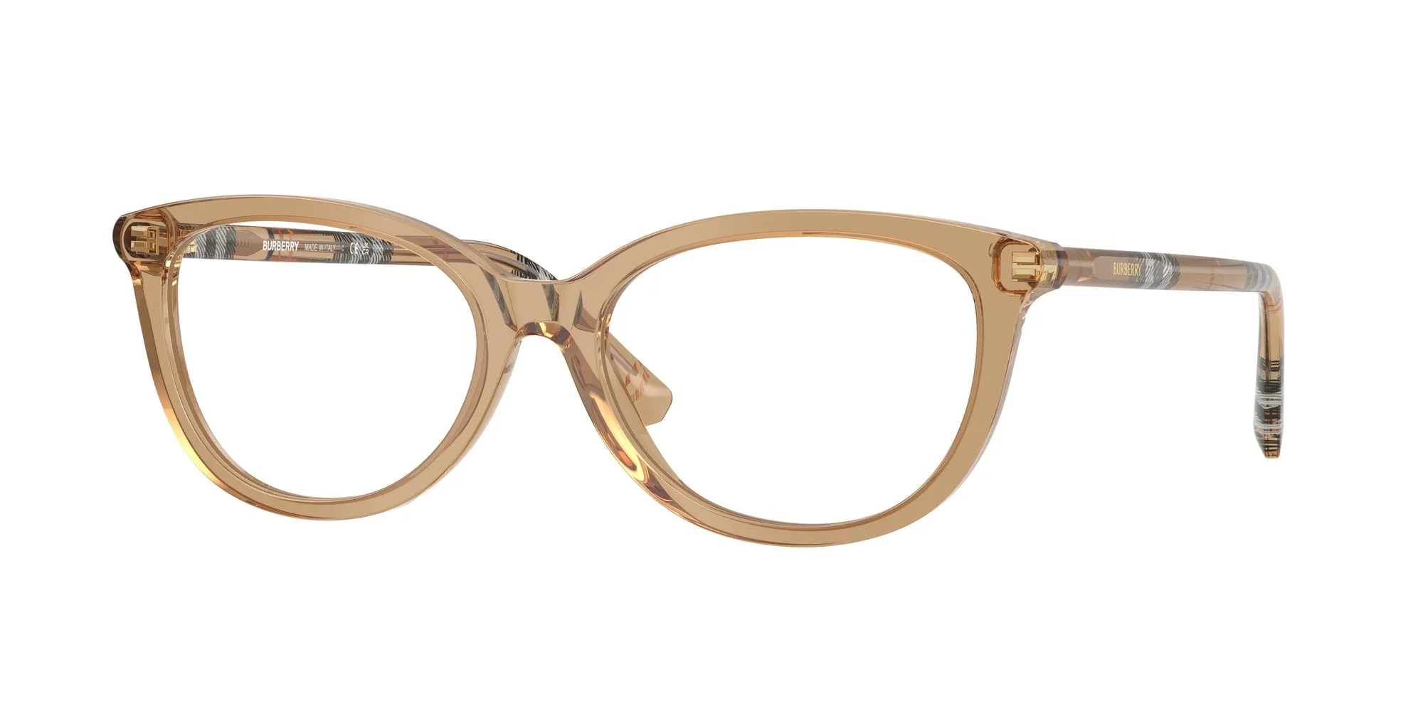 Burberry BE2431 4164 Montature da vista Acetato Beige Cat Eye Normale - immagine 1