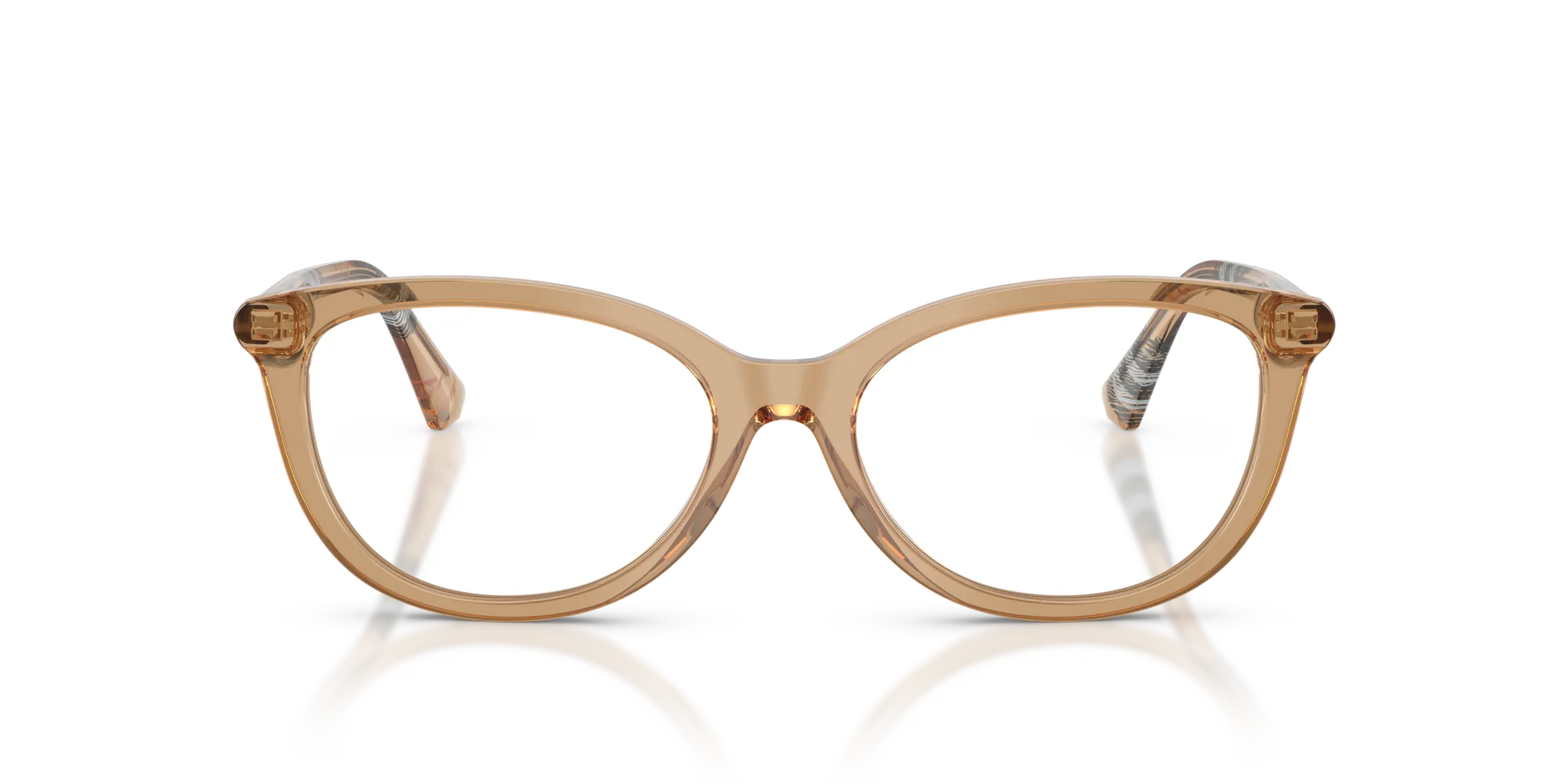 Burberry BE2431 4164 Montature da vista Acetato Beige Cat Eye Normale - immagine 3