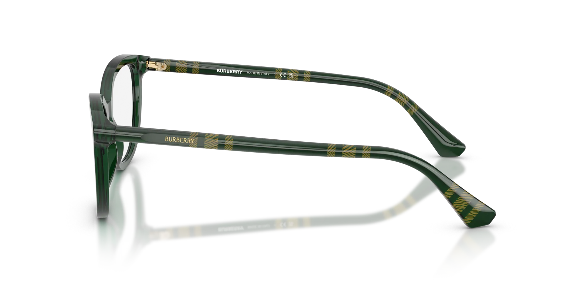 Burberry BE2431 4162 Montature da vista Acetato Verde Cat Eye Normale - immagine 4