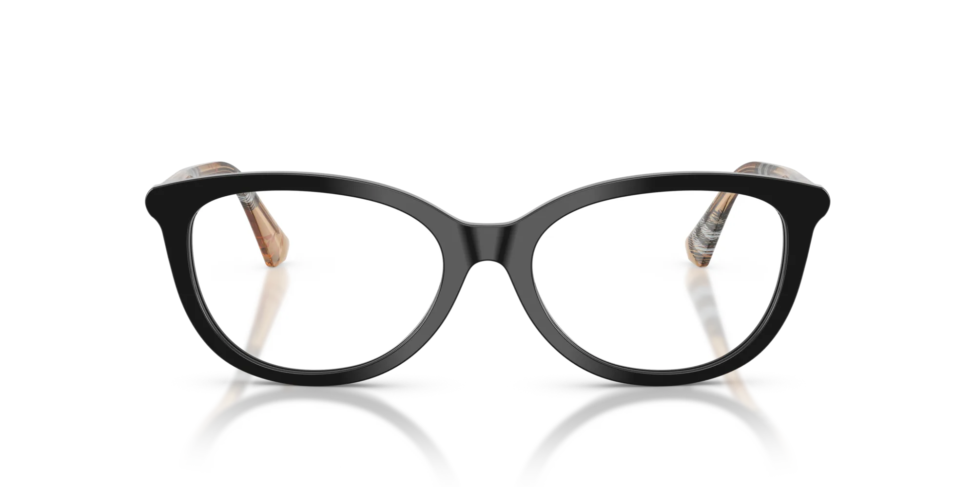 Burberry BE2431 4161 Montature da vista Acetato Nero Cat Eye Normale - immagine 3