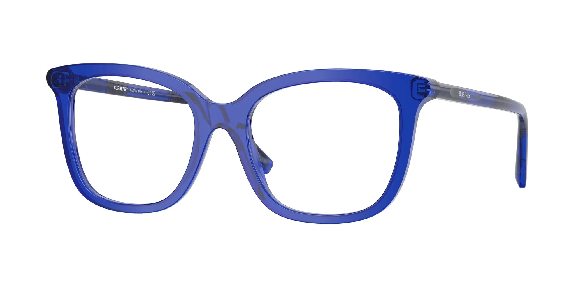 Burberry BE2430 4168 Montature da vista Acetato Blu Squadrata Normale - immagine 1