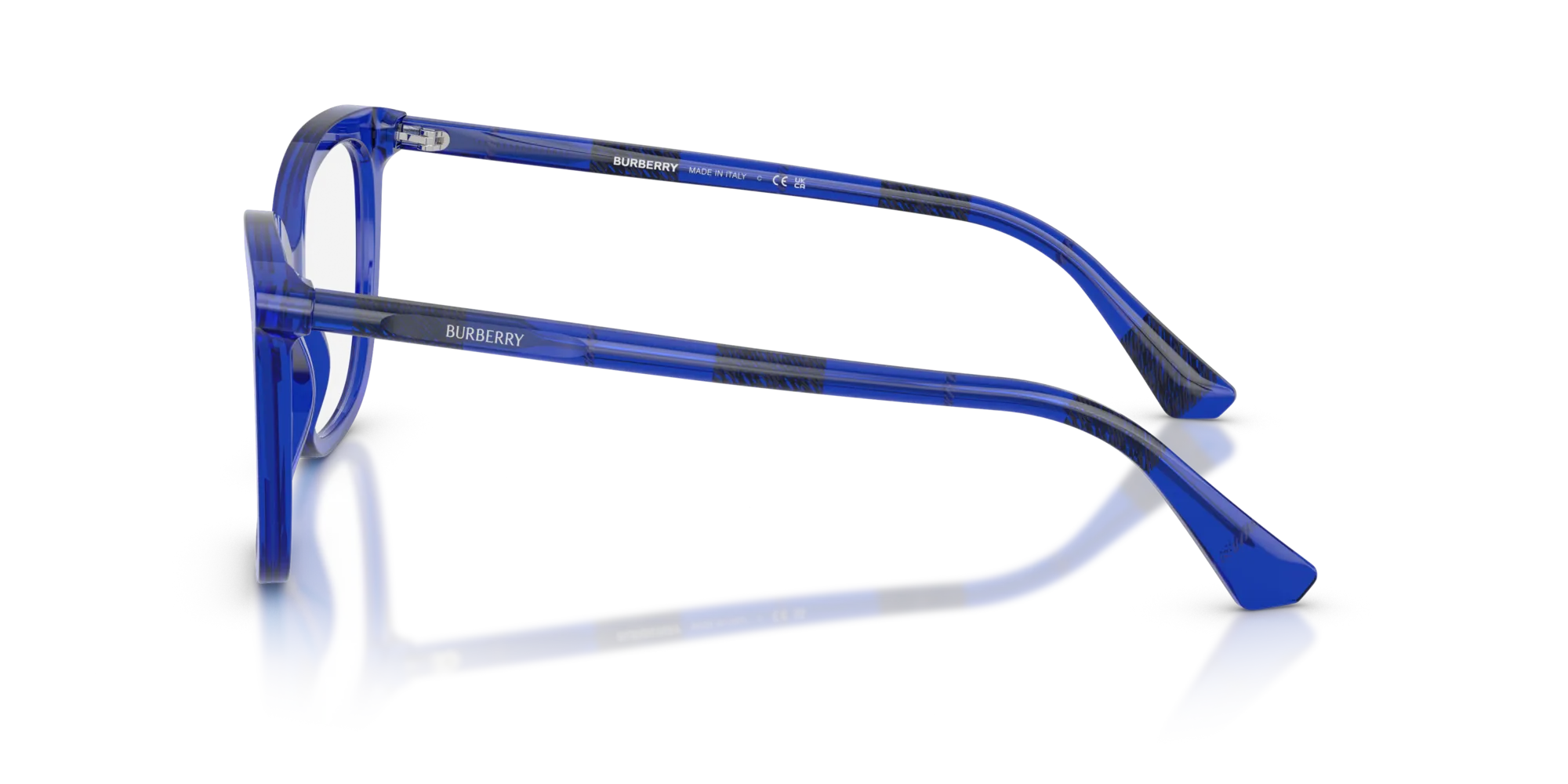 Burberry BE2430 4168 Montature da vista Acetato Blu Squadrata Normale - immagine 4
