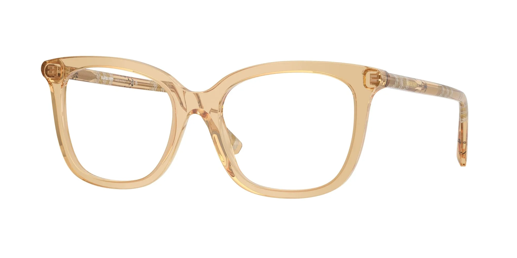 Burberry BE2430 4167 Montature da vista Acetato Beige Squadrata Normale - immagine 1