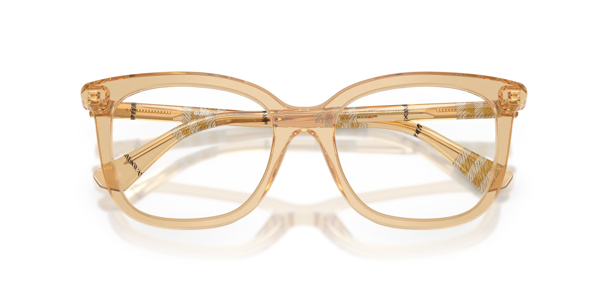 Burberry BE2430 4167 Montature da vista Acetato Beige Squadrata Normale - immagine 2