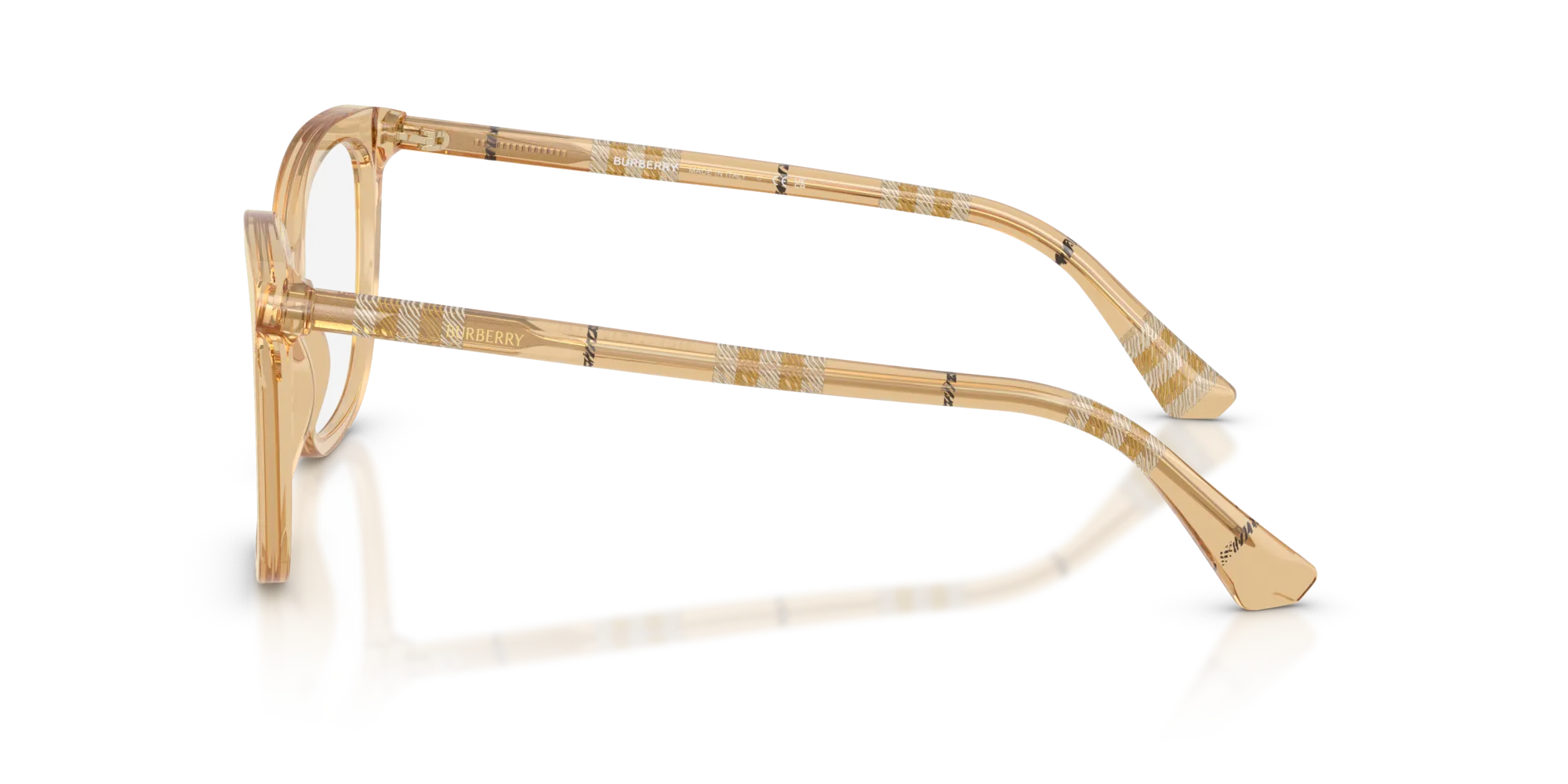 Burberry BE2430 4167 Montature da vista Acetato Beige Squadrata Normale - immagine 4