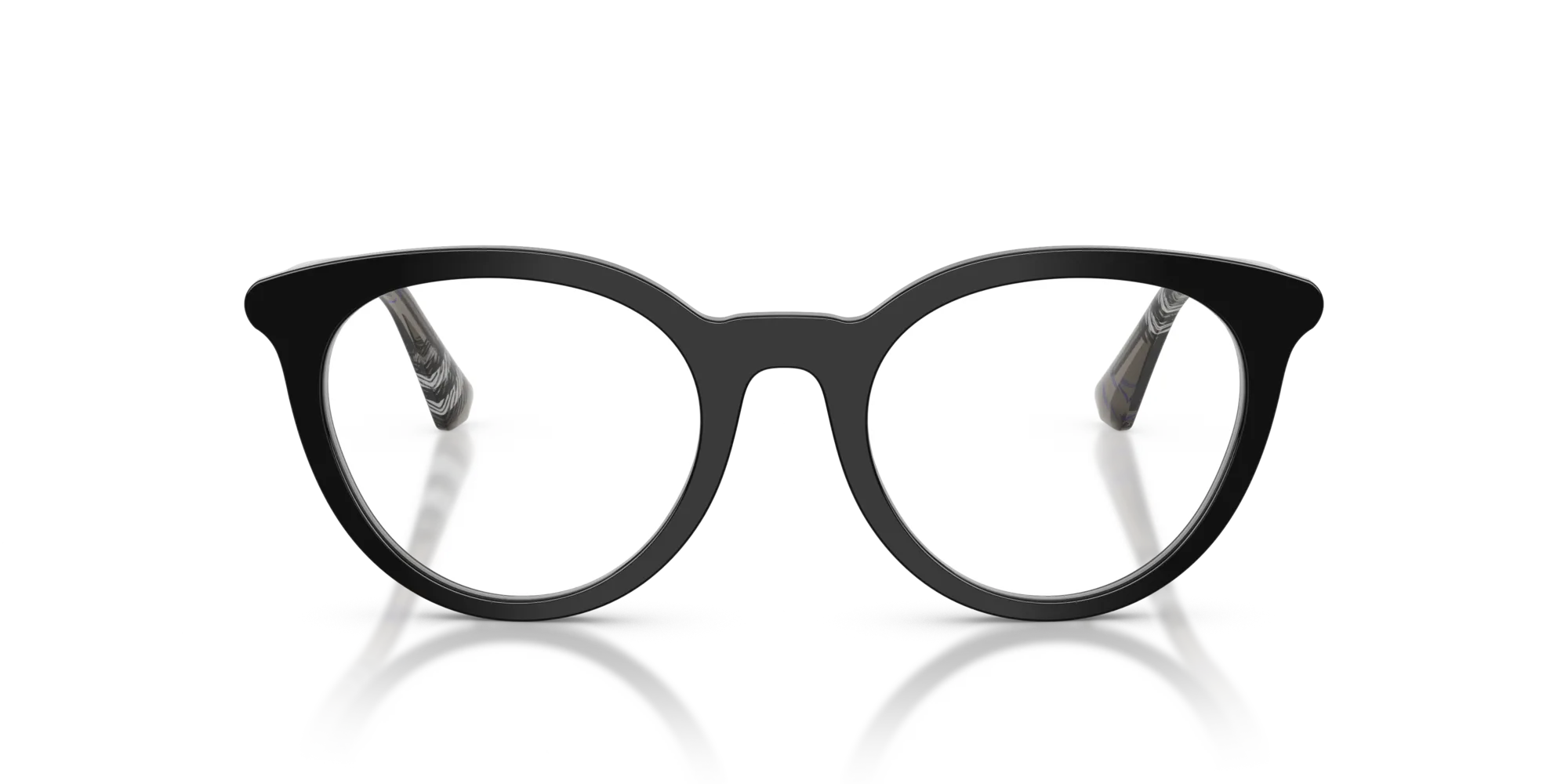 Burberry BE2429 4165 Montature da vista Acetato Nero Rotonda Normale - immagine 3