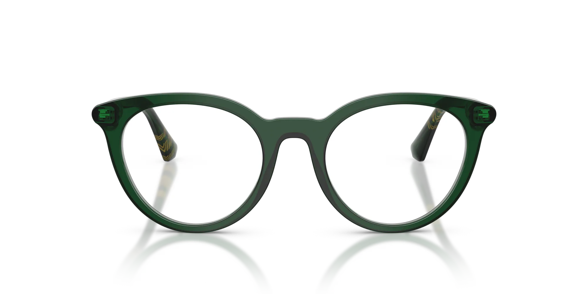 Burberry BE2429 4162 Montature da vista Acetato Verde Rotonda Normale - immagine 3