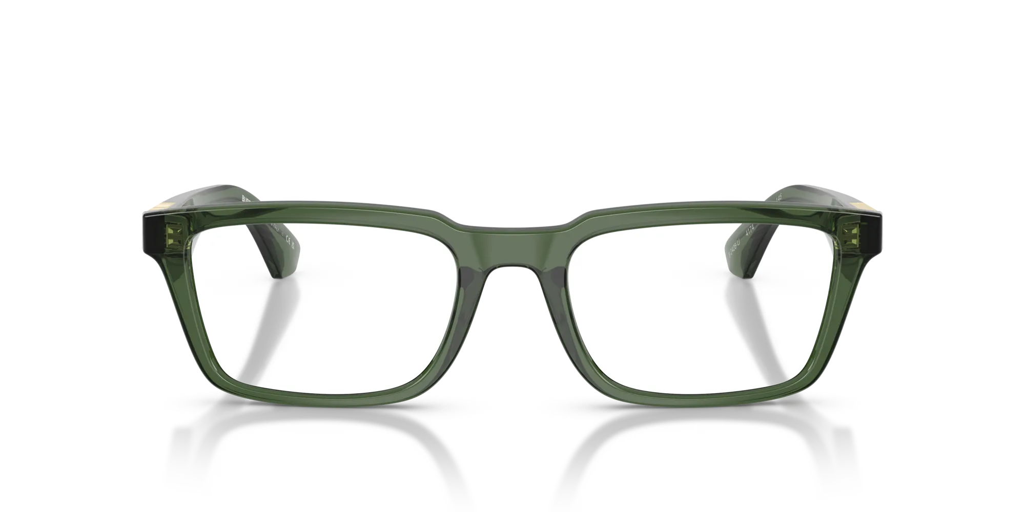 Burberry BE2428U 4174 Montature da vista Iniettato Verde Squadrata Normale - immagine 3