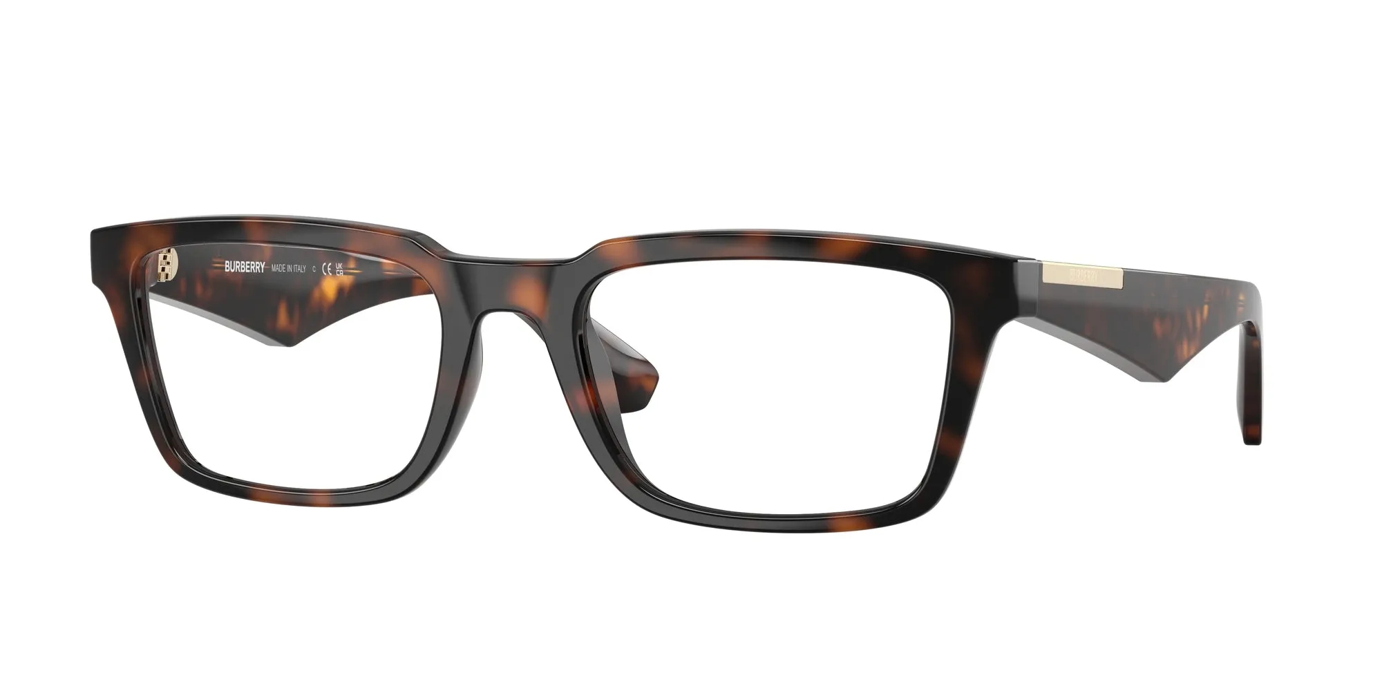 Burberry BE2428U 3002 Montature da vista Iniettato Marrone Squadrata Normale - immagine 1