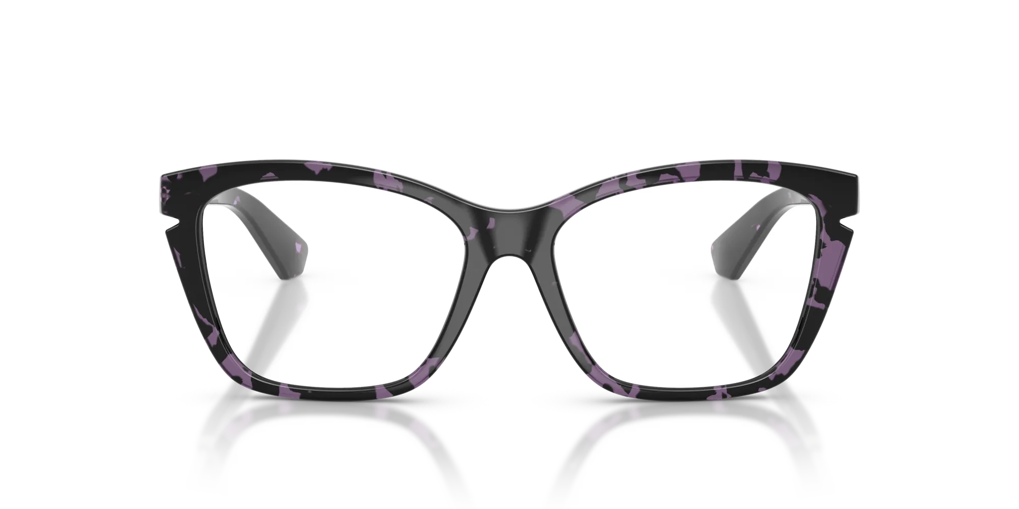Burberry BE2427U 4159 Montature da vista Iniettato Viola Cat Eye Normale - immagine 3