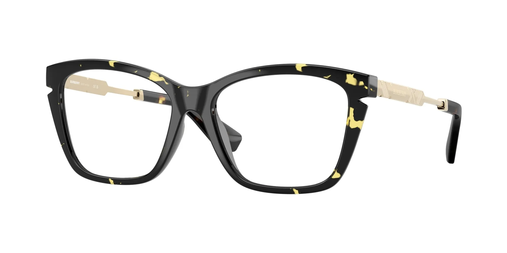 Burberry BE2427U 4106 Montature da vista Iniettato Tartaruga Cat Eye Normale - immagine 1