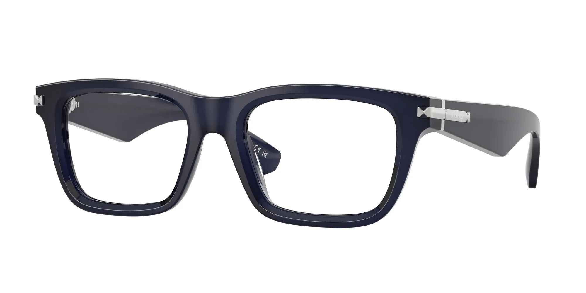 Burberry BE2419 4120 Montature da vista Acetato Blu Squadrata Normale - immagine 1