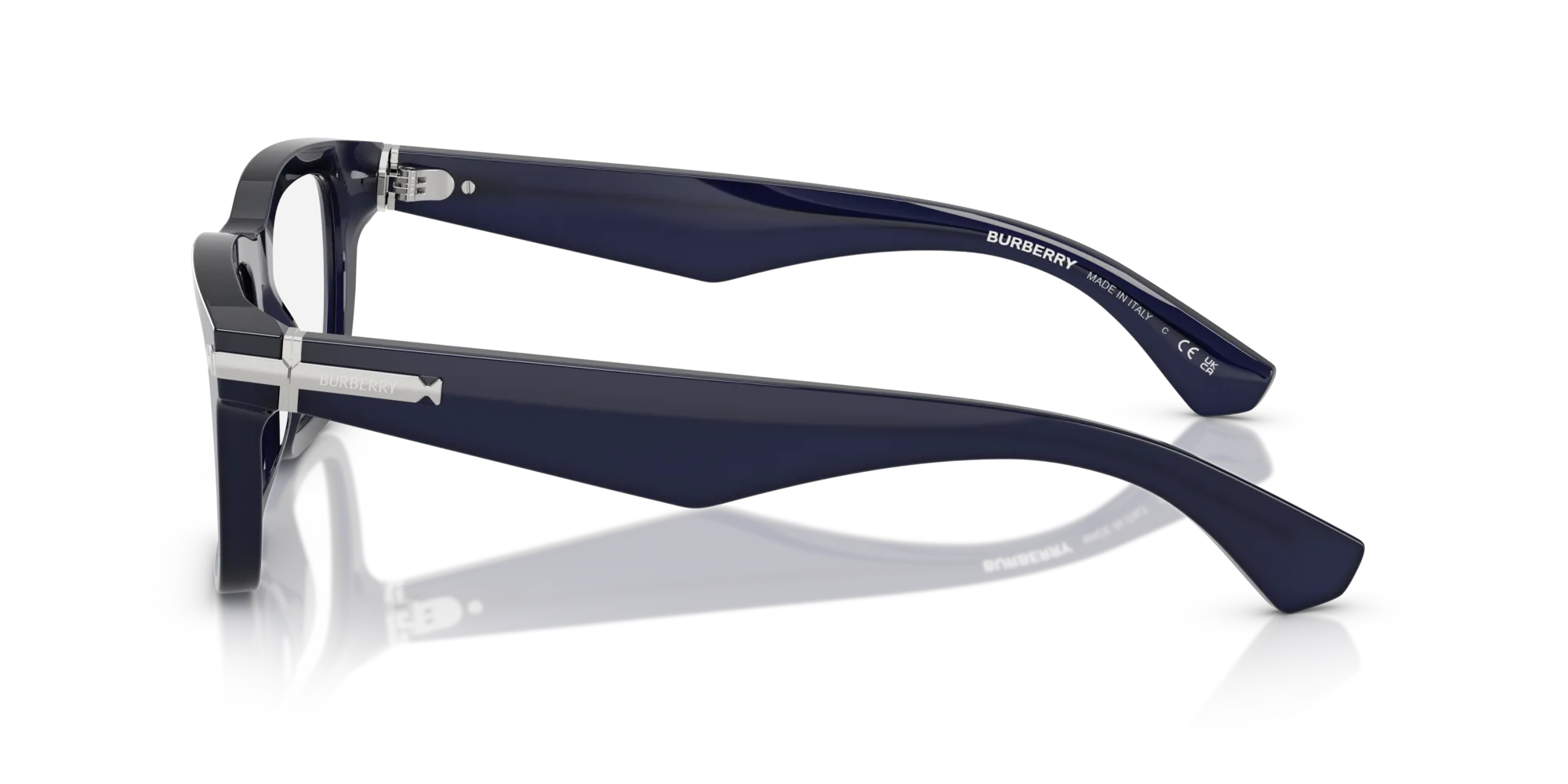 Burberry BE2419 4120 Montature da vista Acetato Blu Squadrata Normale - immagine 4