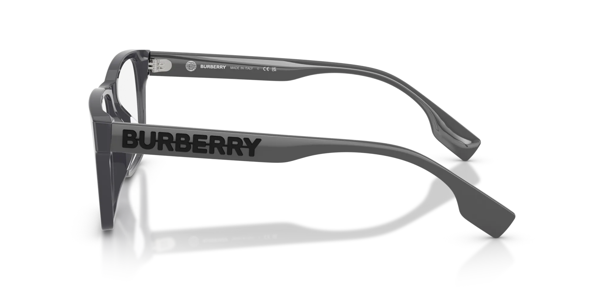 Burberry BE2393D 4185 Montature da vista Acetato Grigio Squadrata Normale - immagine 4