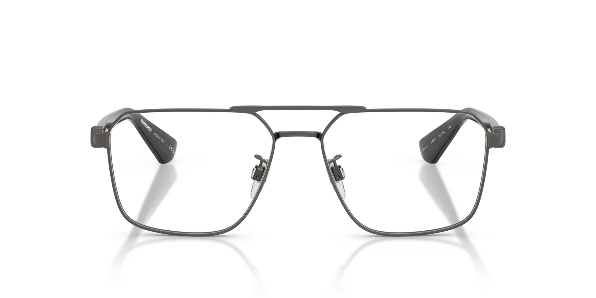 Burberry BE1395D 1316 Montature da vista Metallo Grigio Geometrica Normale - immagine 3