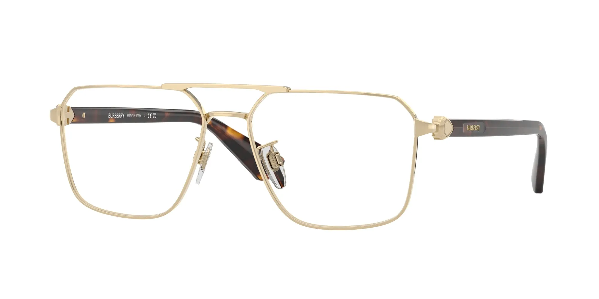 Burberry BE1395D 1109 Montature da vista Metallo Oro Geometrica Normale - immagine 1