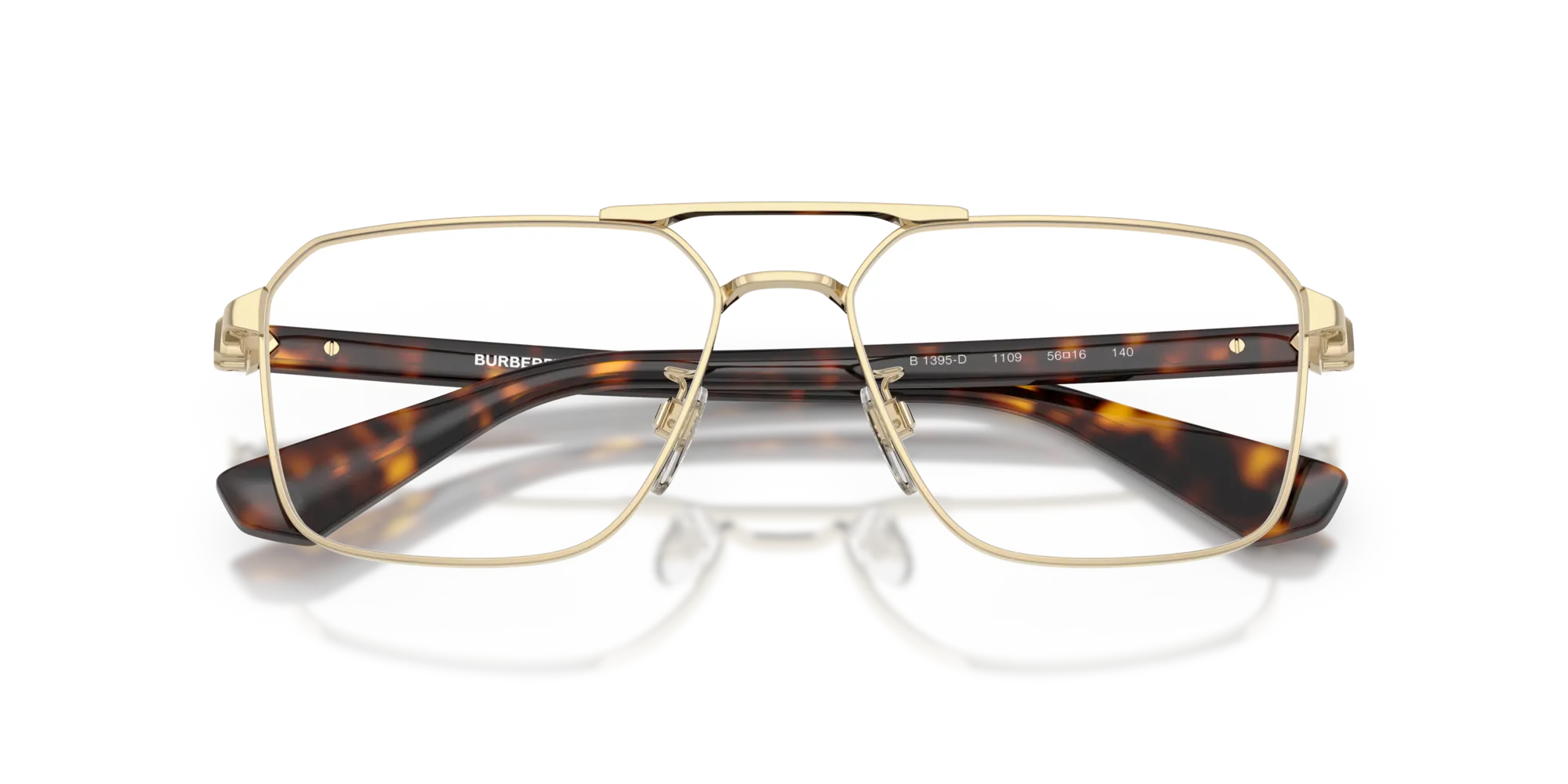 Burberry BE1395D 1109 Montature da vista Metallo Oro Geometrica Normale - immagine 2