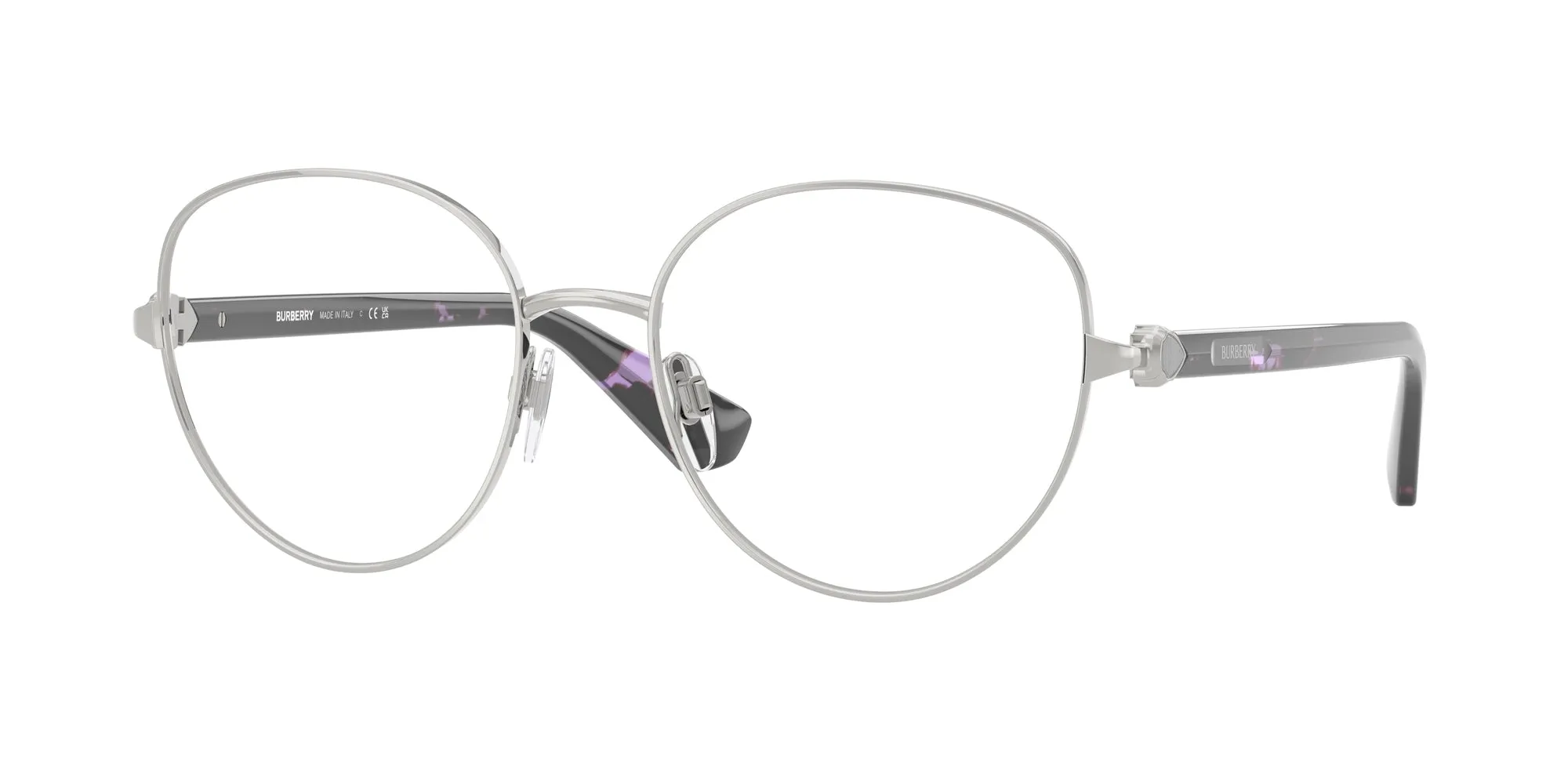 Burberry BE1394 1005 Montature da vista Metallo Argento Pantos Normale - immagine 1