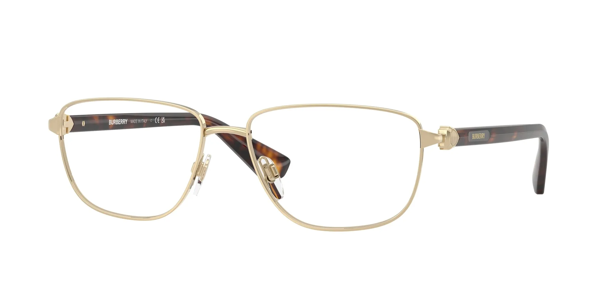 Burberry BE1393 1109 Montature da vista Metallo Oro Squadrata Normale - immagine 1